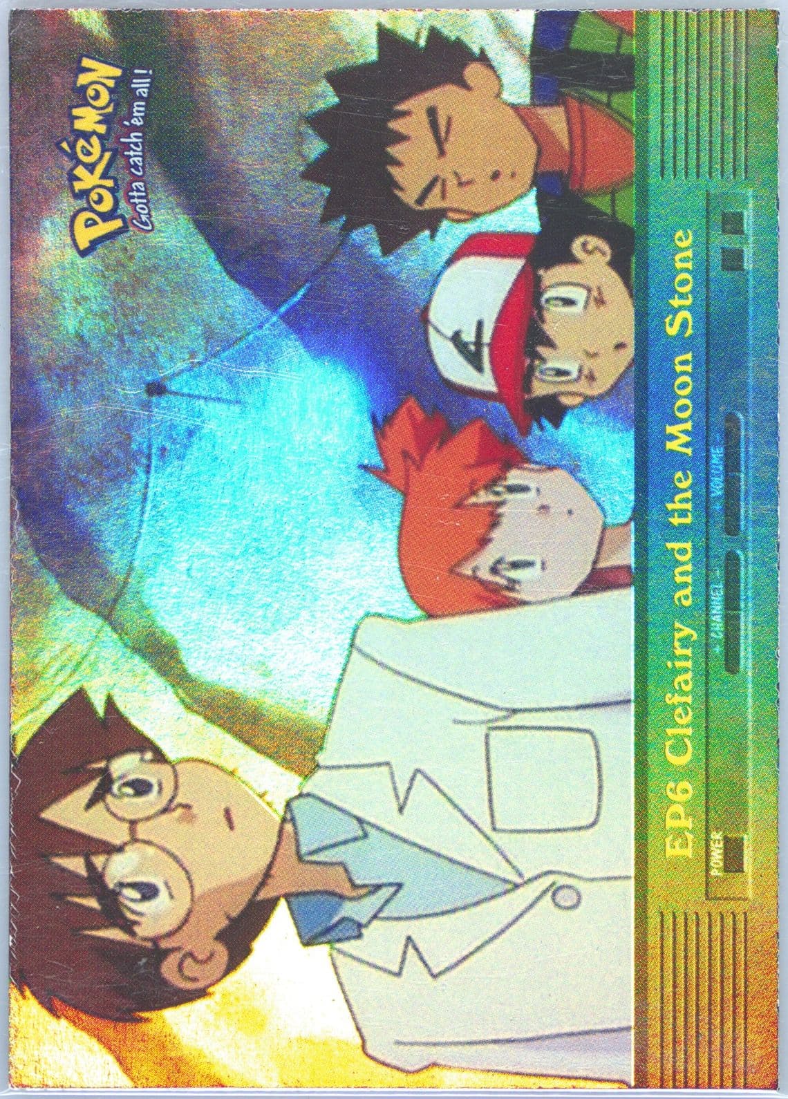Clefairy and the Moon Stone Rainbow Foil (EP6) 2000 Topps Pokemon TV Animation Series 2 Episode Cards