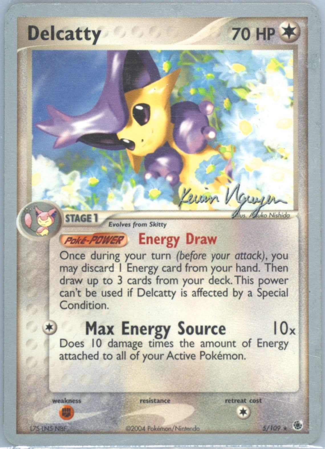 Delcatty Team Rushdown (5) 2004 Pokemon World Championships Promo