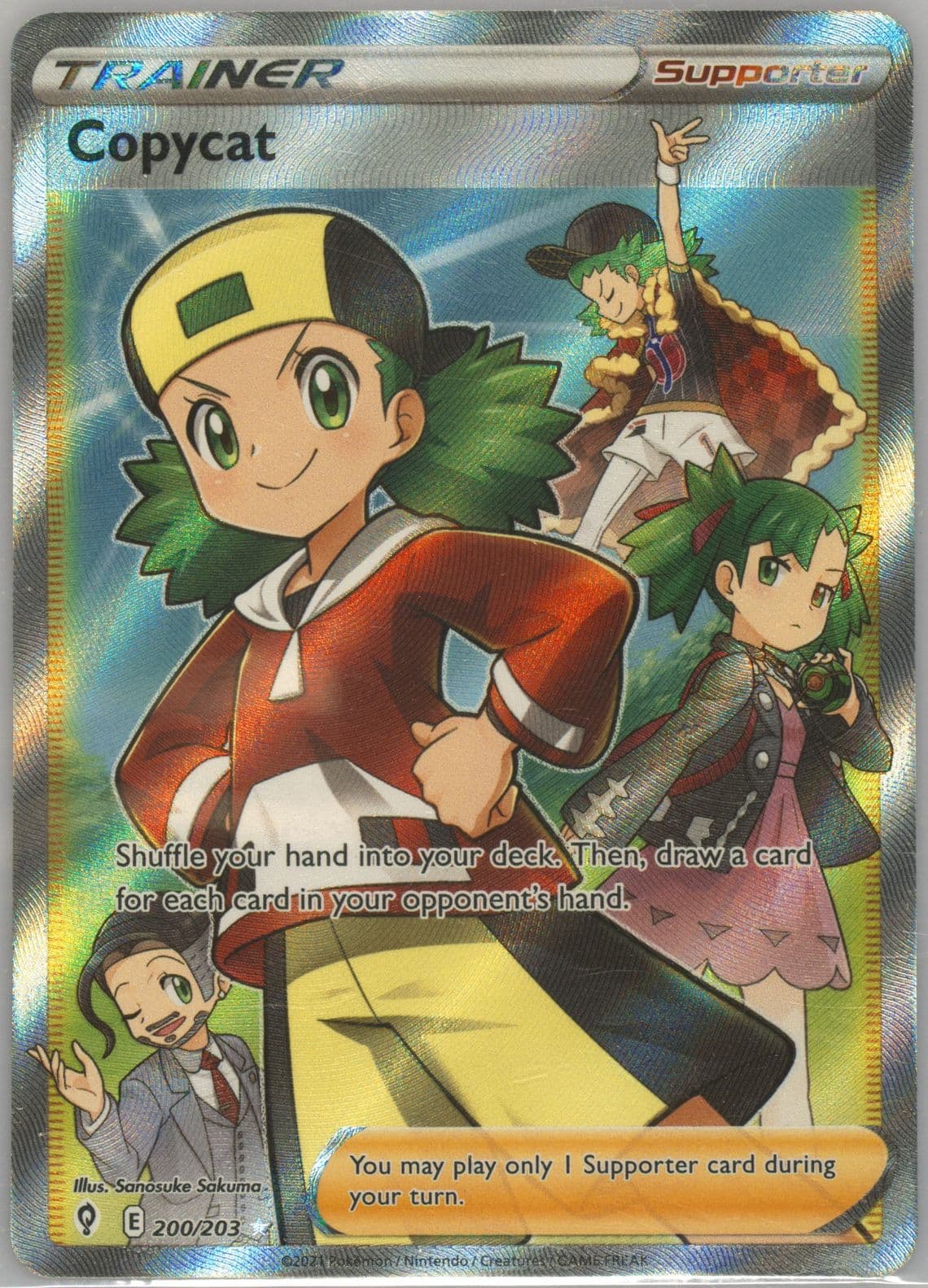 Full Art/Copycat (200) 2021 Pokemon Sword & Shield Evolving Skies