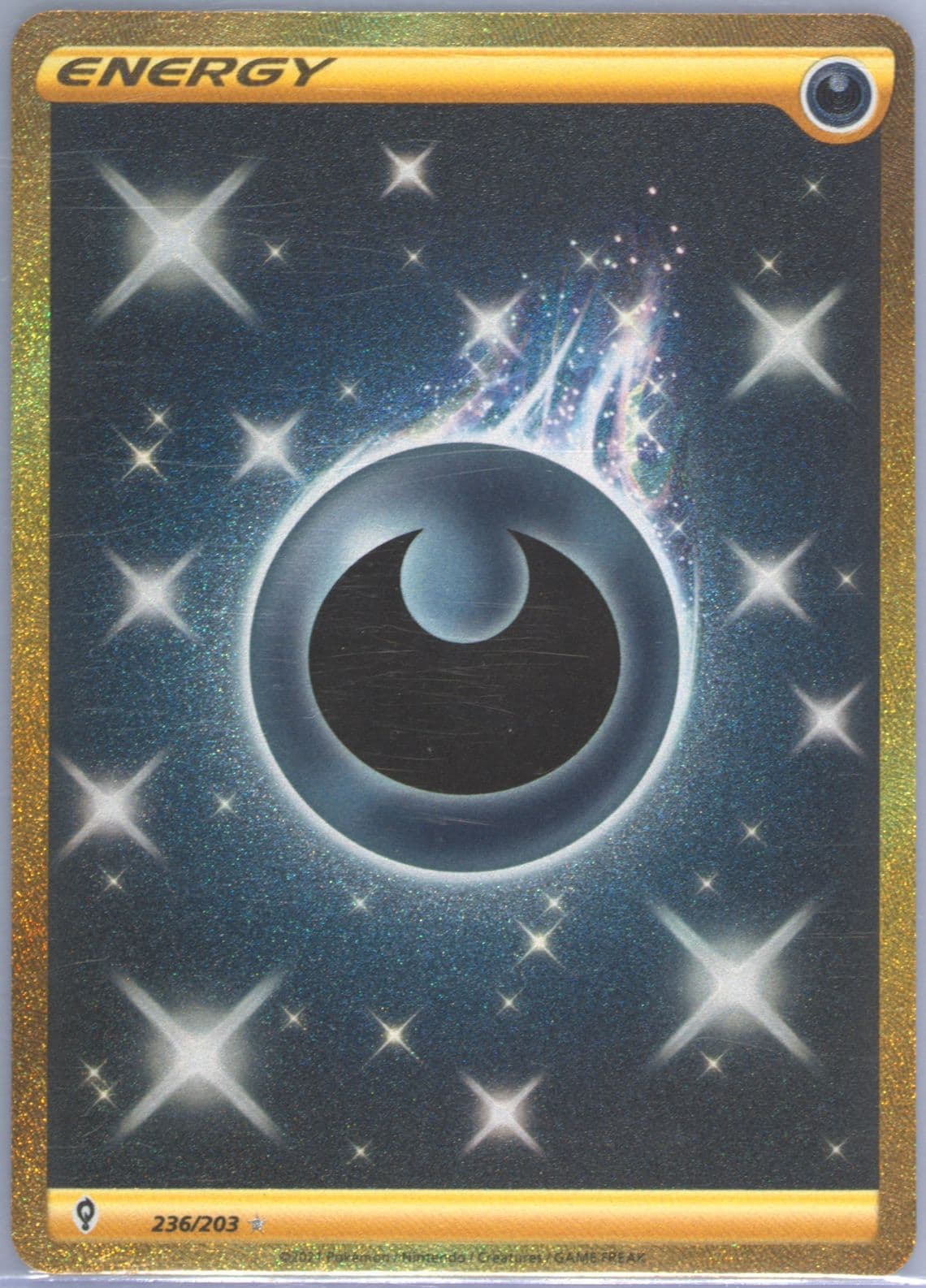 Darkness Energy Secret (236) 2021 Pokemon Sword & Shield Evolving Skies