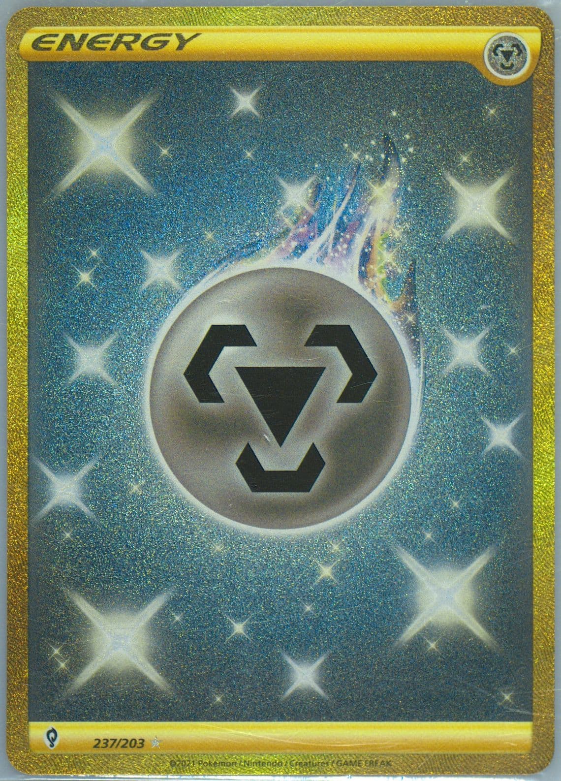 Metal Energy Secret (237) 2021 Pokemon Sword & Shield Evolving Skies