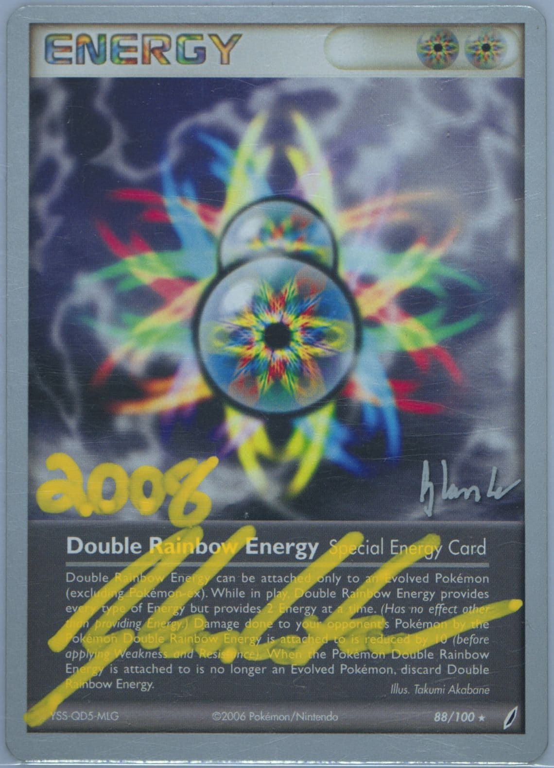 Double Rainbow Energy Empotech (88) 2008 Pokemon World Championships Promo