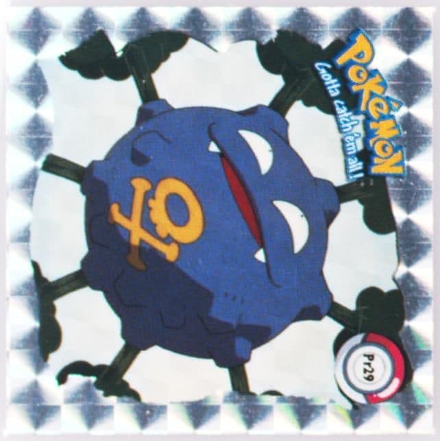 Koffing (PR29) 1999 Pokemon Stickers Series 1 Bonus Prism Stickers