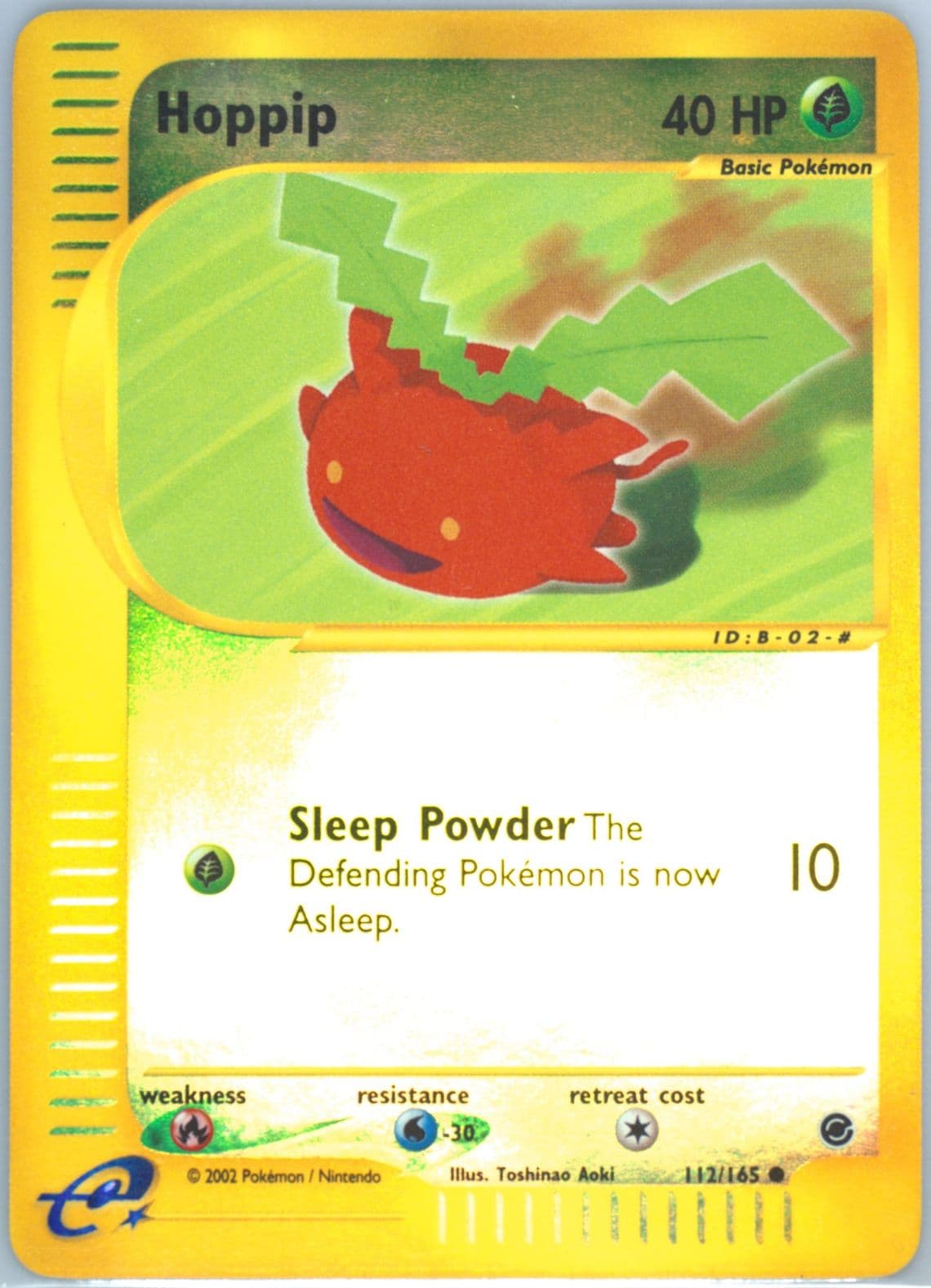 Hoppip-Reverse Foil (112) 2002 Pokemon Expedition