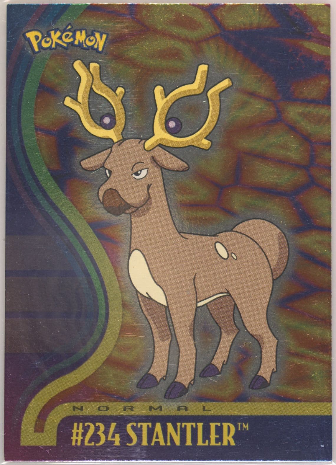 Stantler Foil (234) 2001 Topps Pokemon Johto Series 1