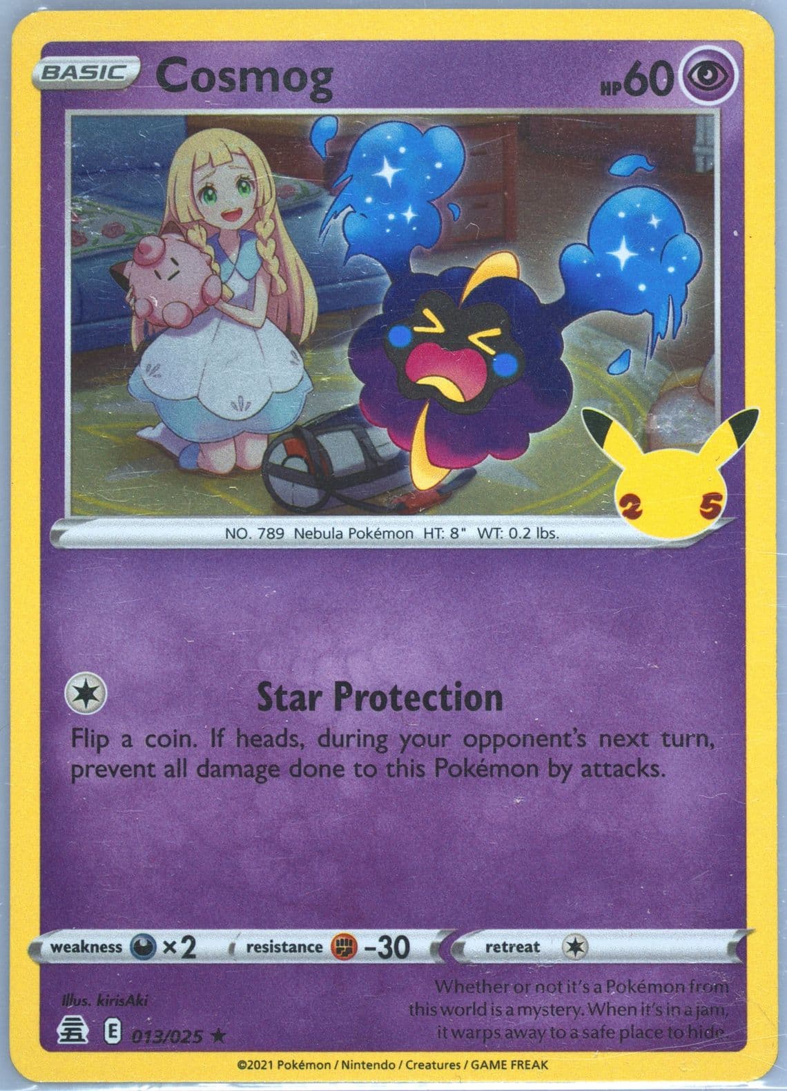 Cosmog (013) 2021 Pokemon Celebrations