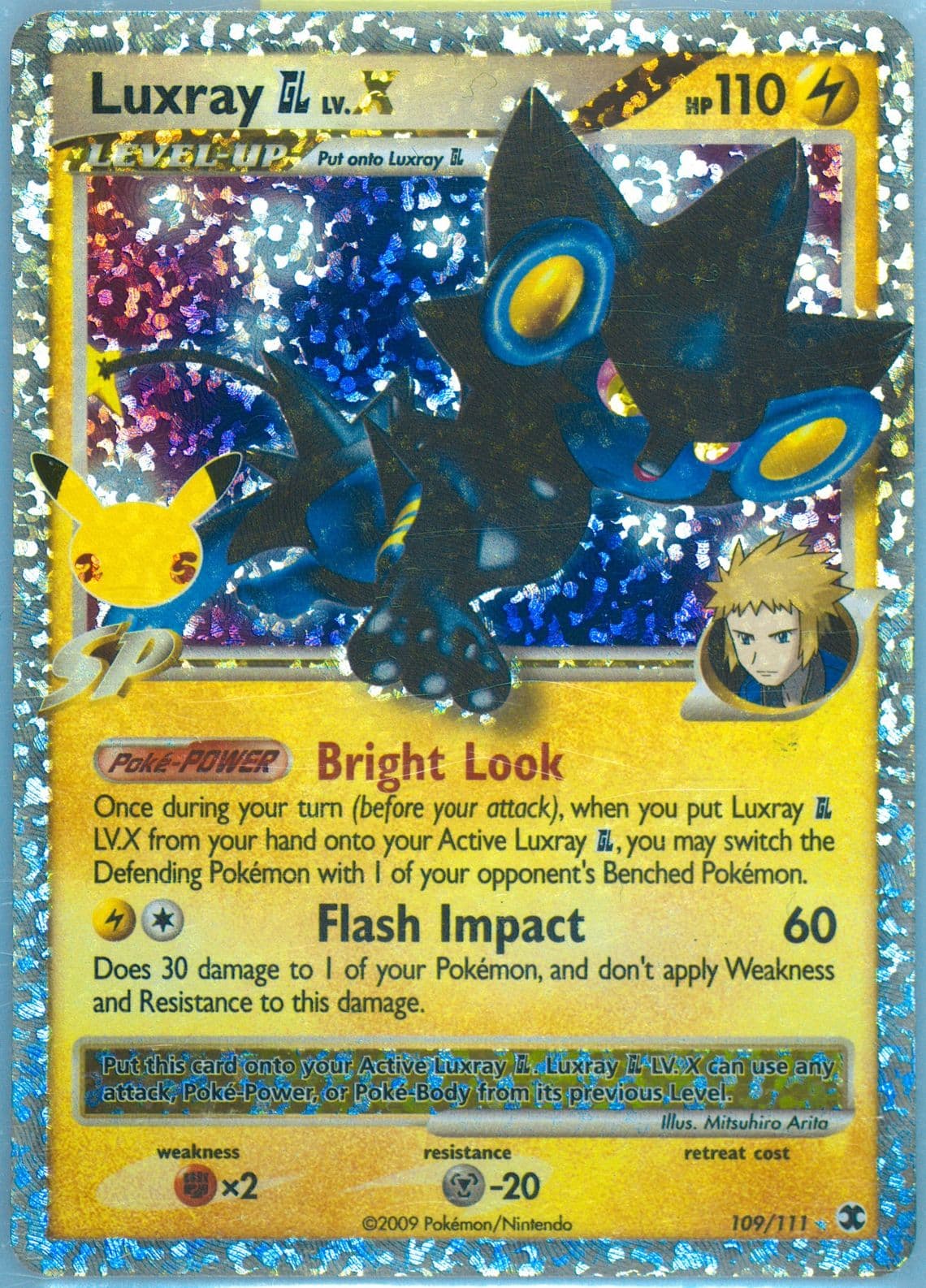 Luxray GL LV.X-Holo (109) 2021 Pokemon Celebrations Classic Collection