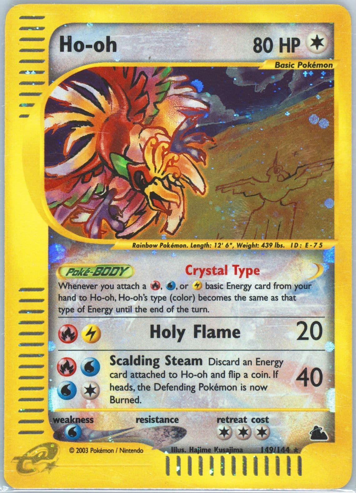 HO-Oh-Holo (149) 2003 Pokemon Skyridge