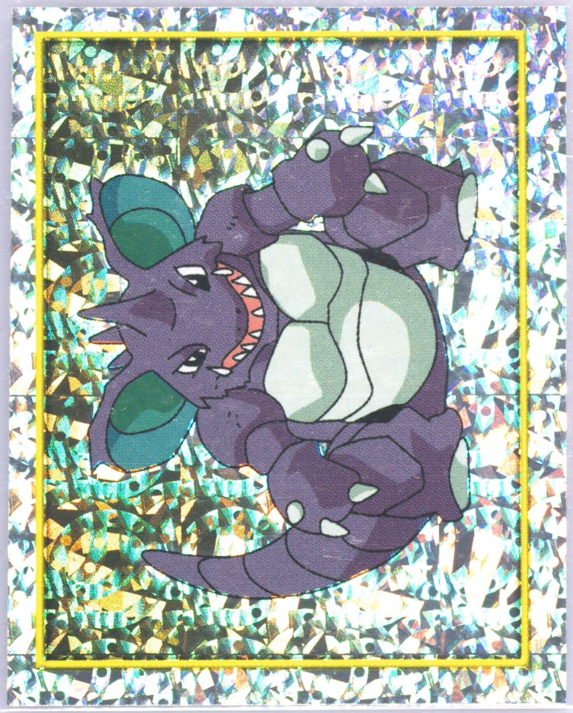 Nidoking-Prism (117) 2000 Merlin Pokemon 2