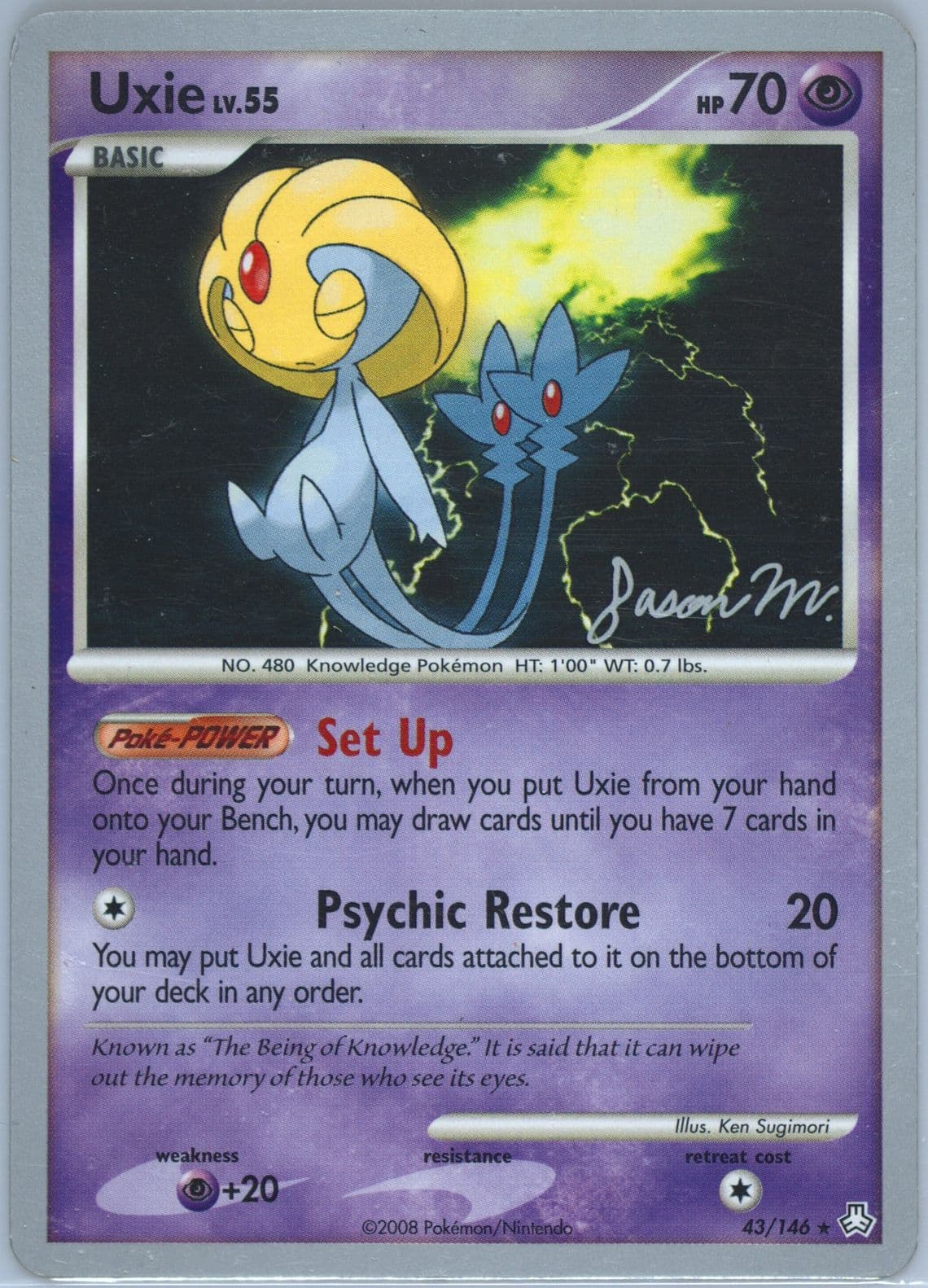 Uxie Queengar (43) 2009 Pokemon World Championships Promo