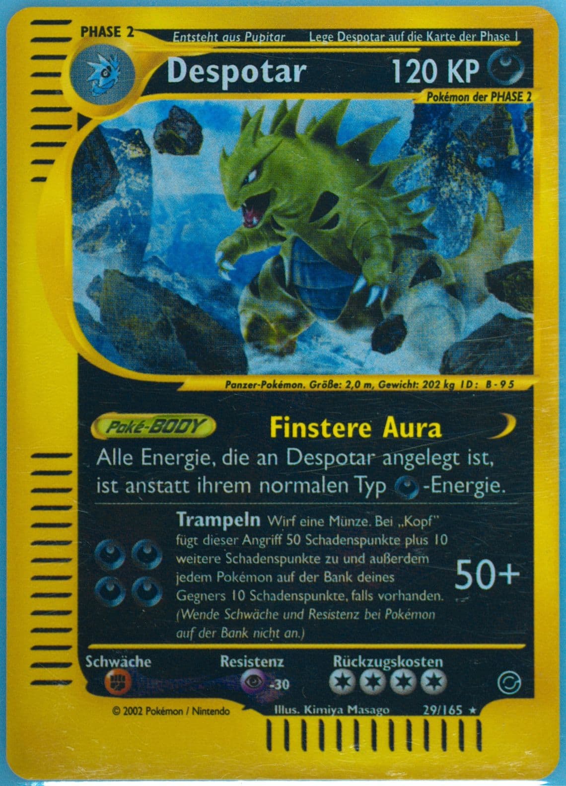 Despotar-Reverse Foil German (29) 2002 Pokemon Expedition