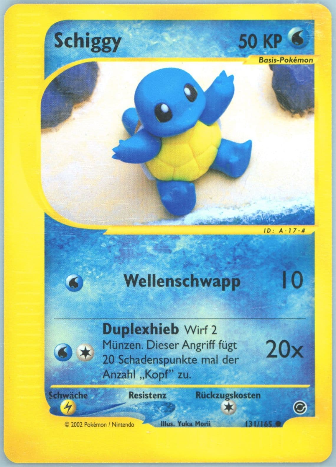 Schiggy German (131) 2002 Pokemon Expedition