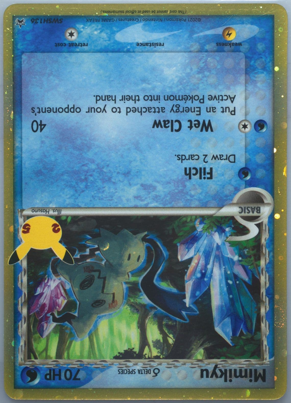 Mimikyu-Holo Celebrations Collection (136) 2021 Pokemon Swsh Black Star Promo