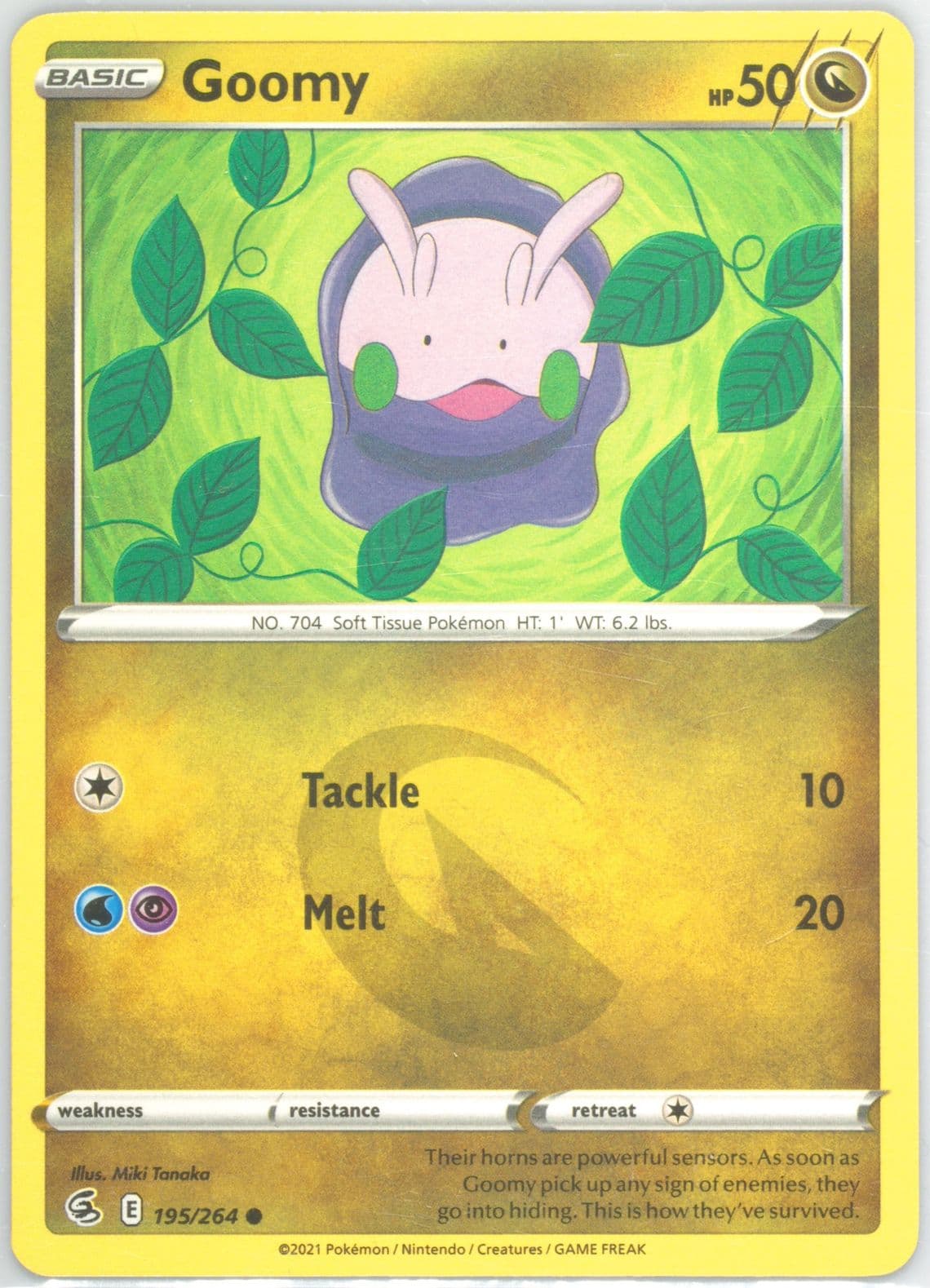 Goomy (195) 2021 Pokemon Sword & Shield Fusion Strike