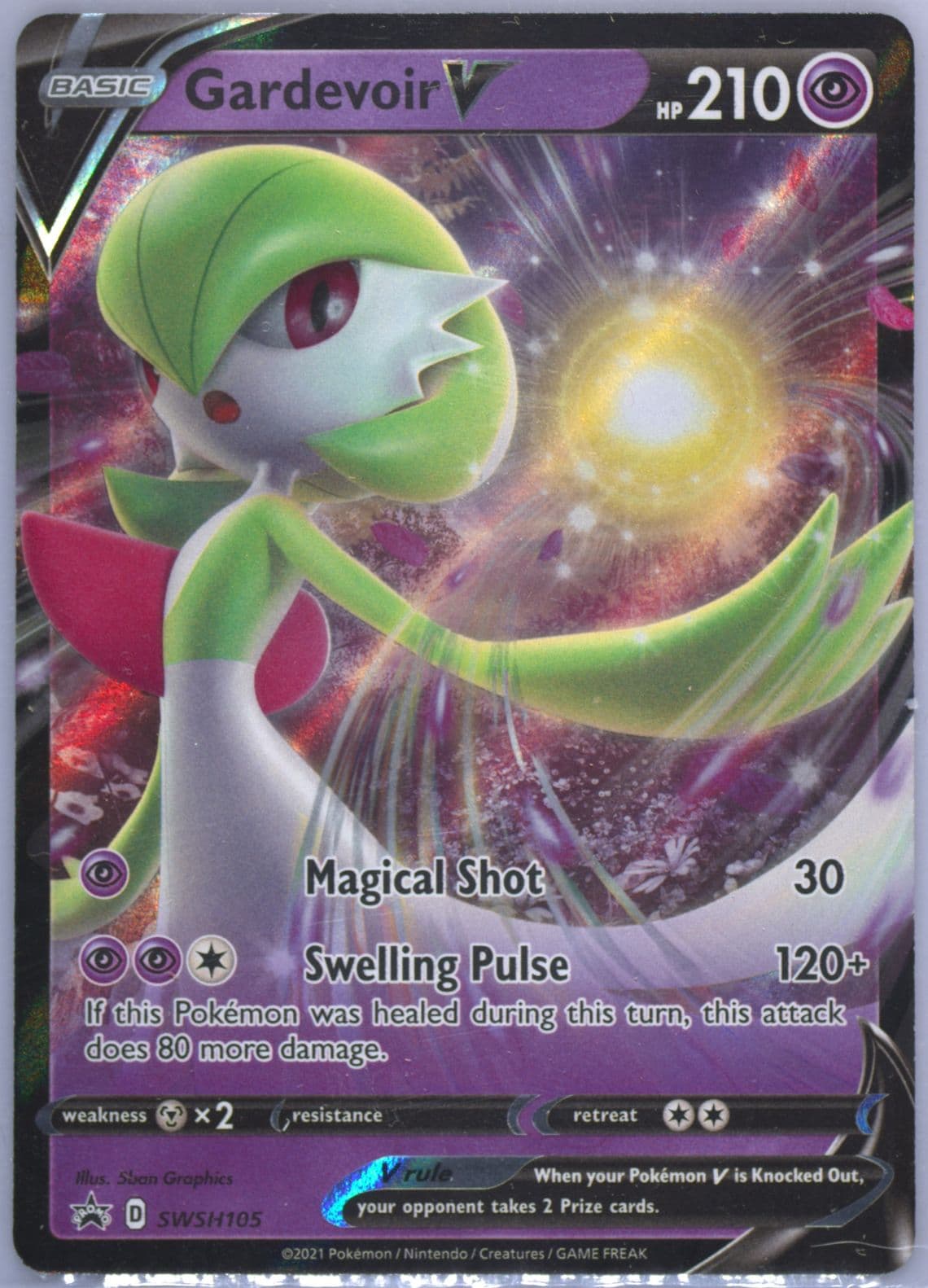 Gardevoir V Gardevoir V Battle Deck (105) 2021 Pokemon Swsh Black Star Promo