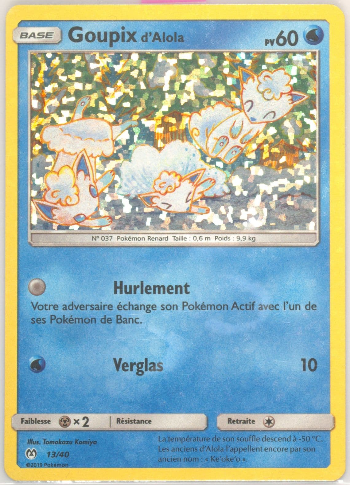 Goupix D'Alola-Holo (13) 2019 Pokemon French Mcdonald's Collection