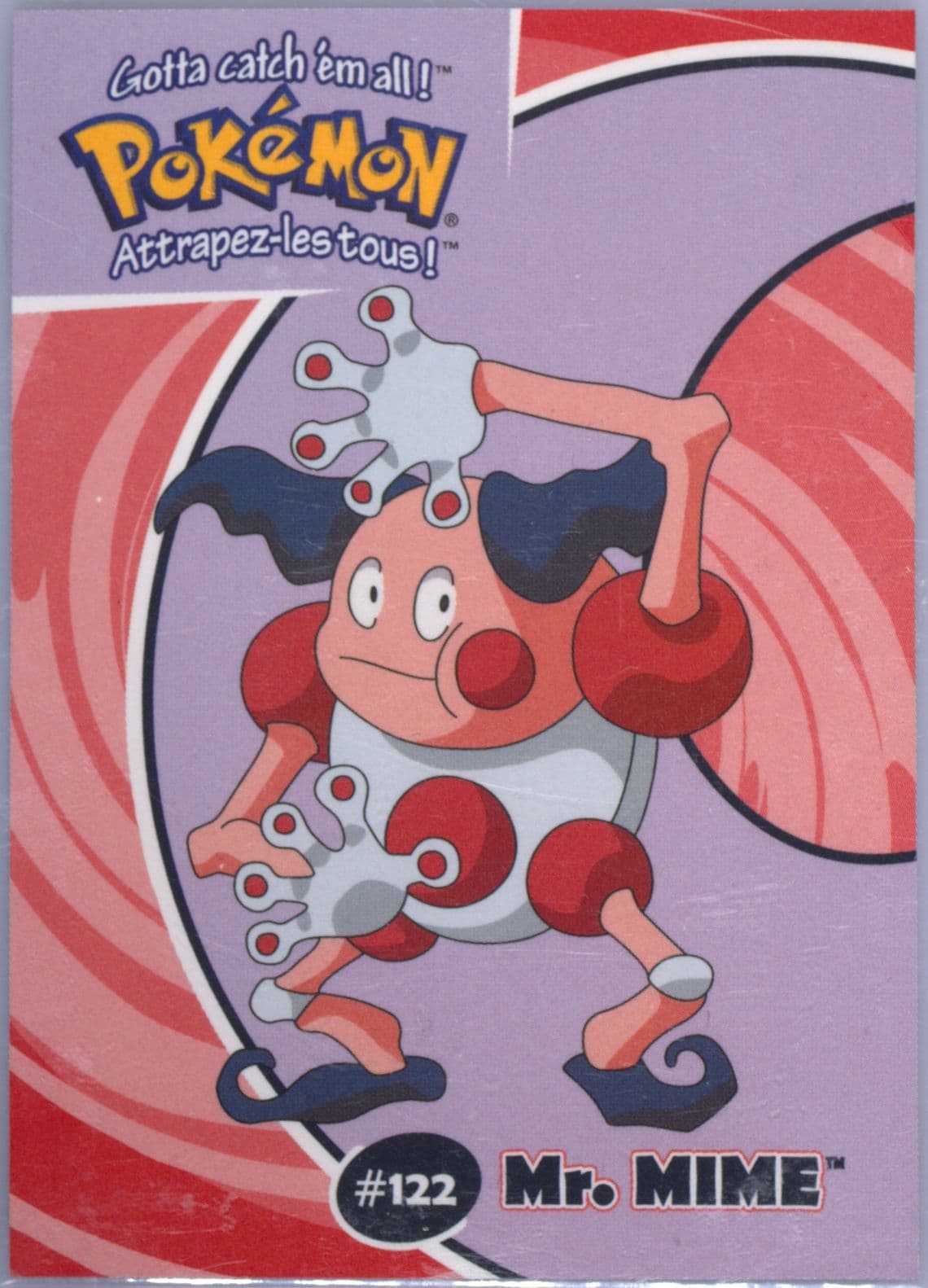 Mr. Mime (20) 2000 Danone Pokemon Stadium Tip
