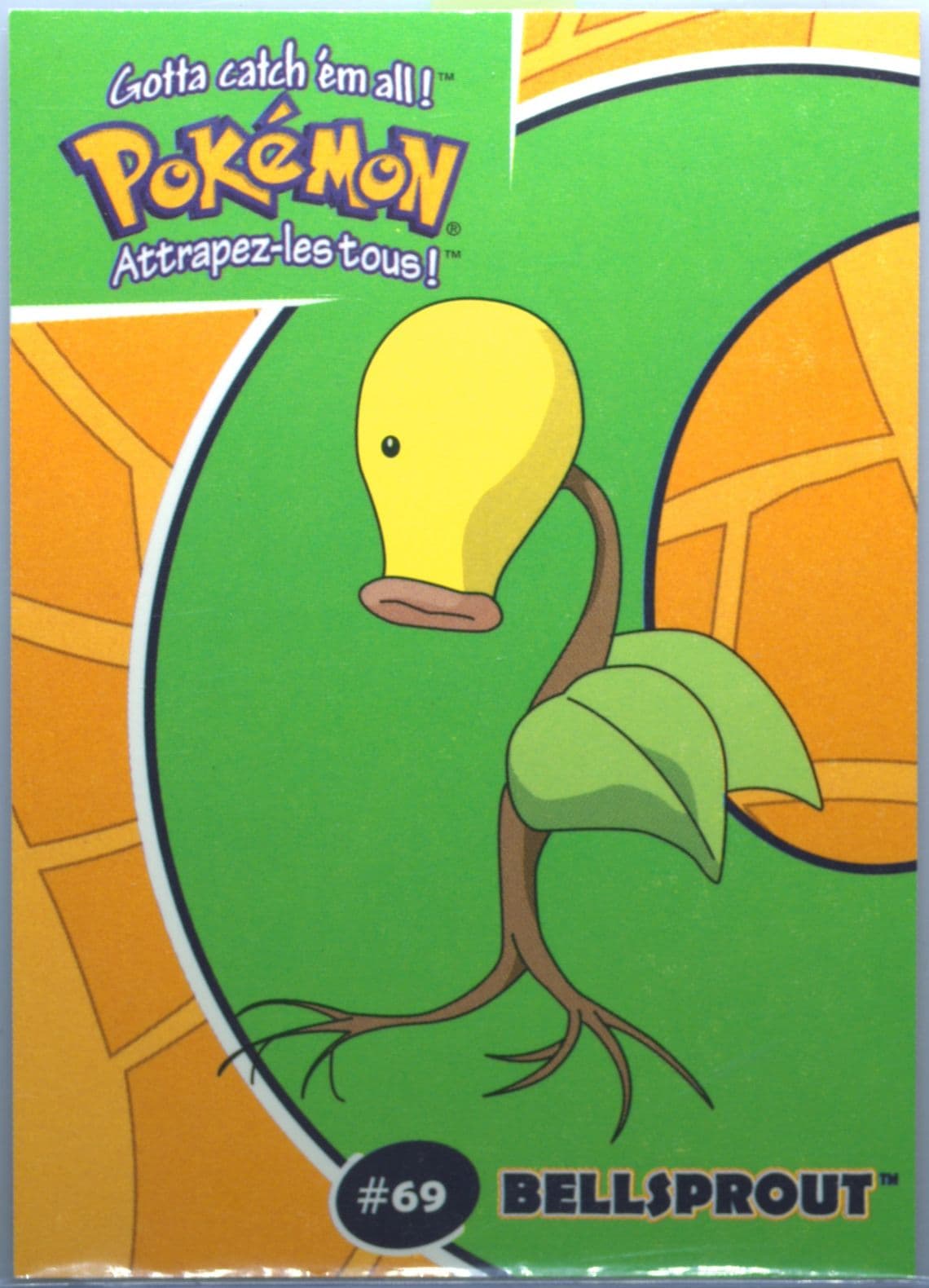 Bellsprout (34) 2000 Danone Pokemon Stadium Tip