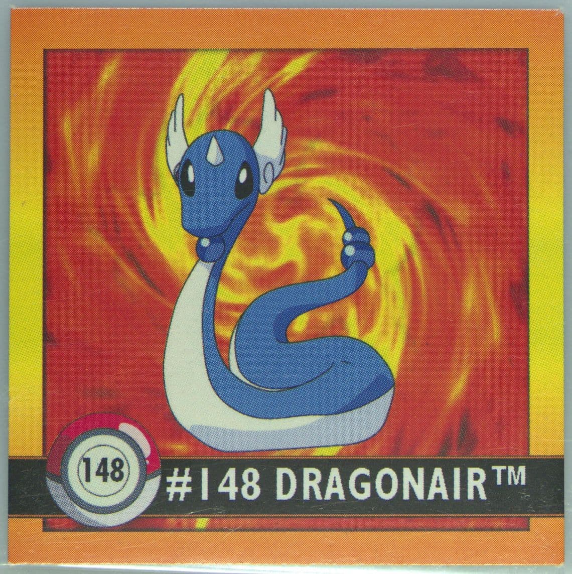 Dragonair (148) 1999 Pokemon Stickers Series 1