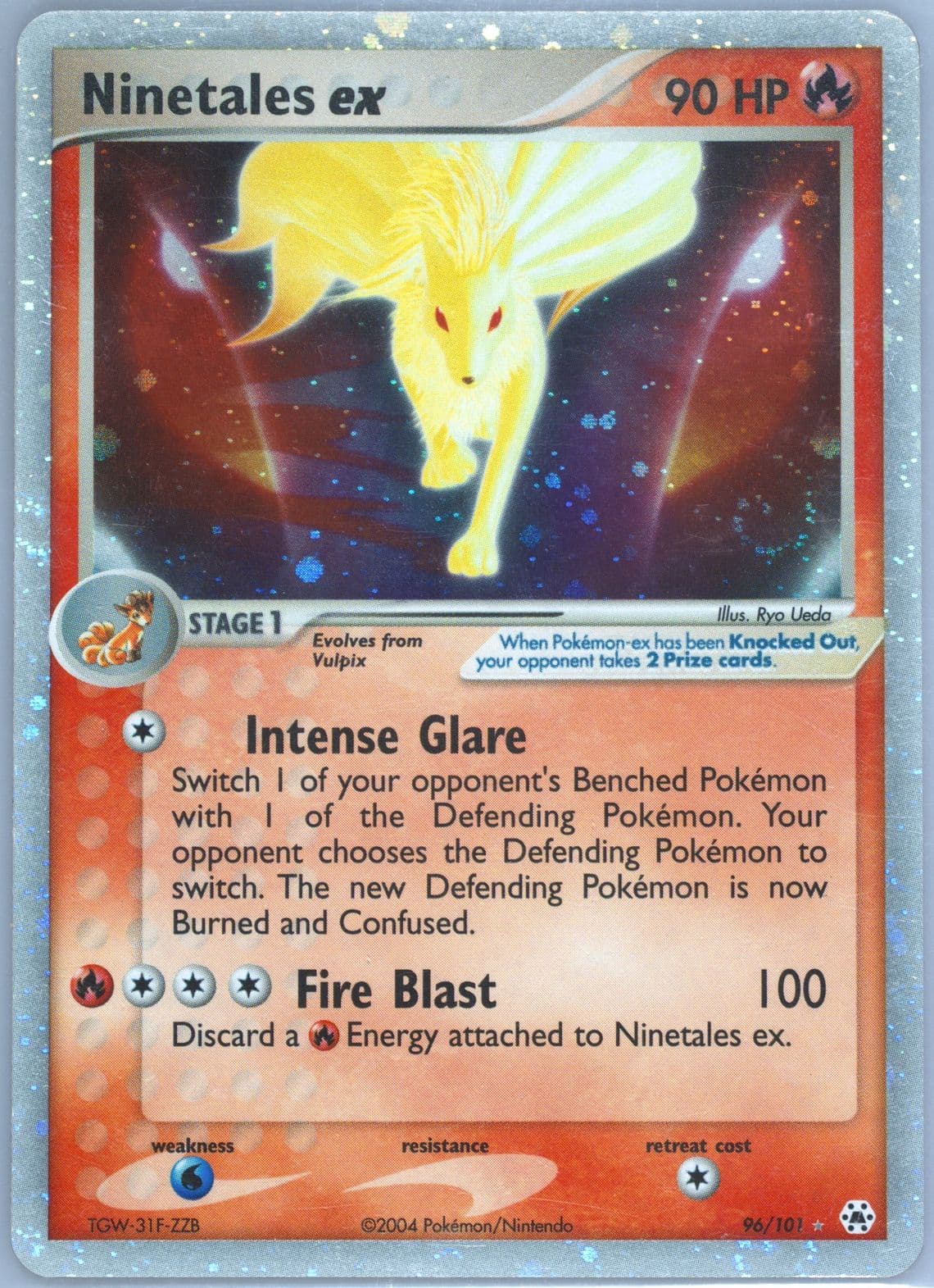 Ninetales EX-Holo (96) 2004 Pokemon EX Hidden Legends