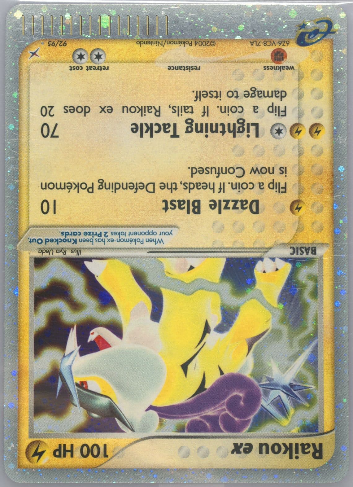 Raikou EX-Holo (92) 2004 Pokemon EX Team Magma VS Team Aqua