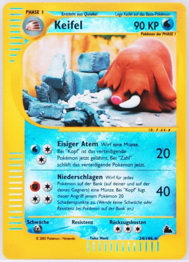 Keifel German (24) 2003 Pokemon Skyridge