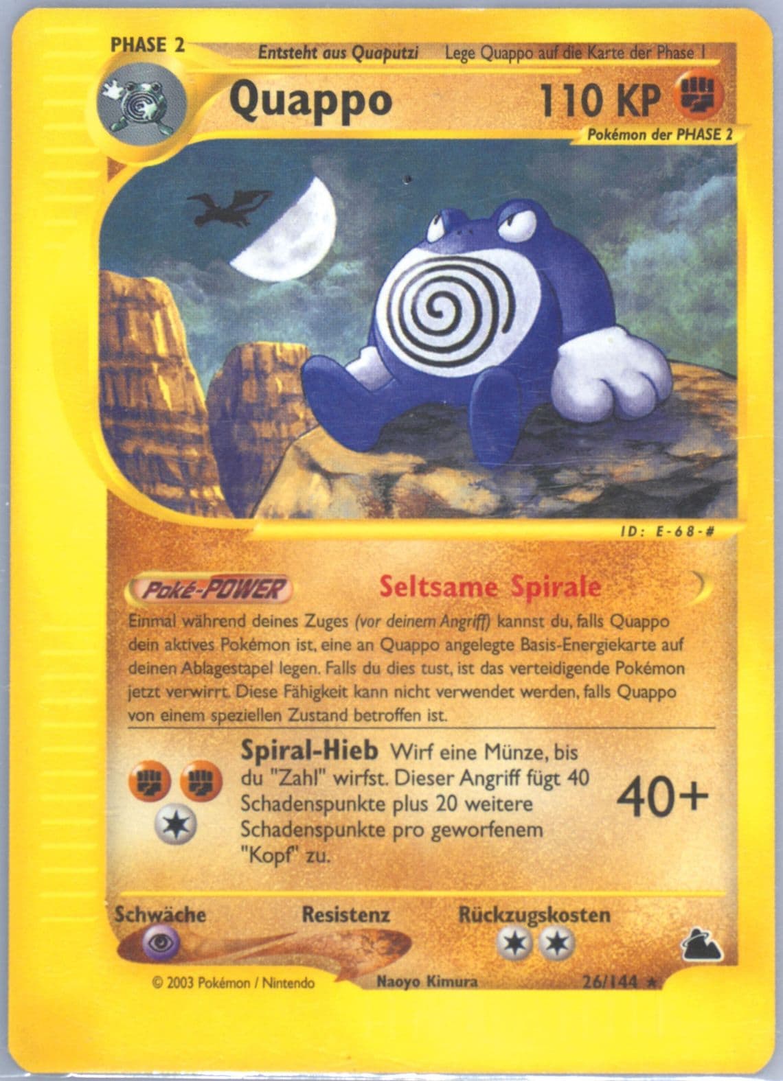 Quappo German (26) 2003 Pokemon Skyridge