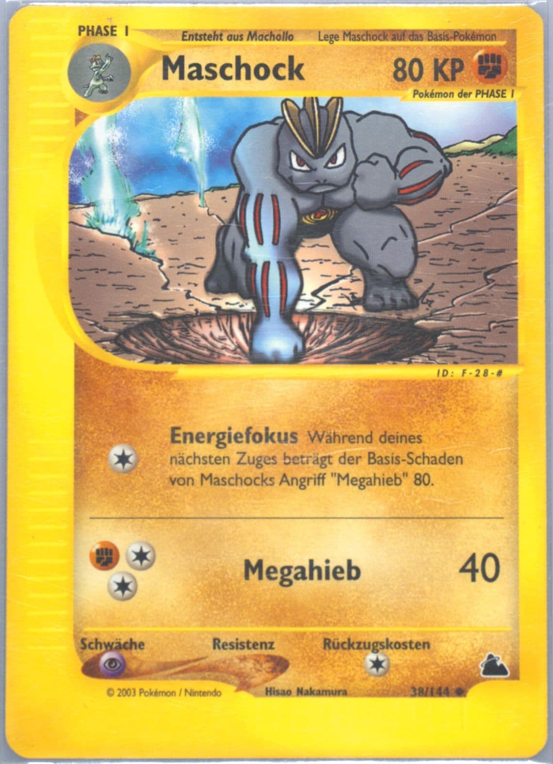 Maschock German (38) 2003 Pokemon Skyridge