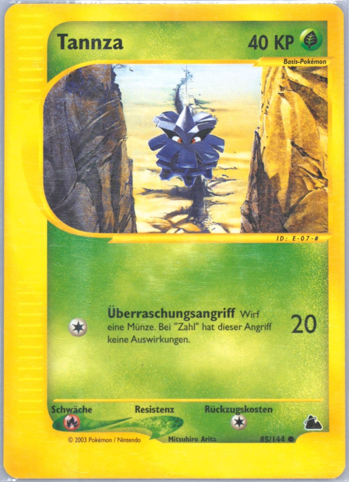 Tannza German (85) 2003 Pokemon Skyridge