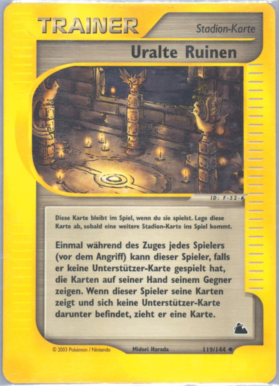 Uralte Ruinen German (119) 2003 Pokemon Skyridge