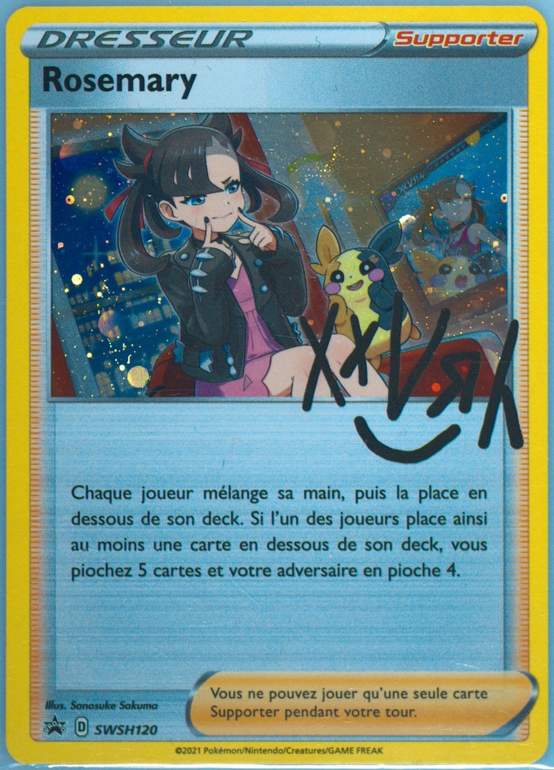 Rosemary-Holo Premium Tournament Collection-French (120) 2021 Pokemon Swsh Black Star Promo