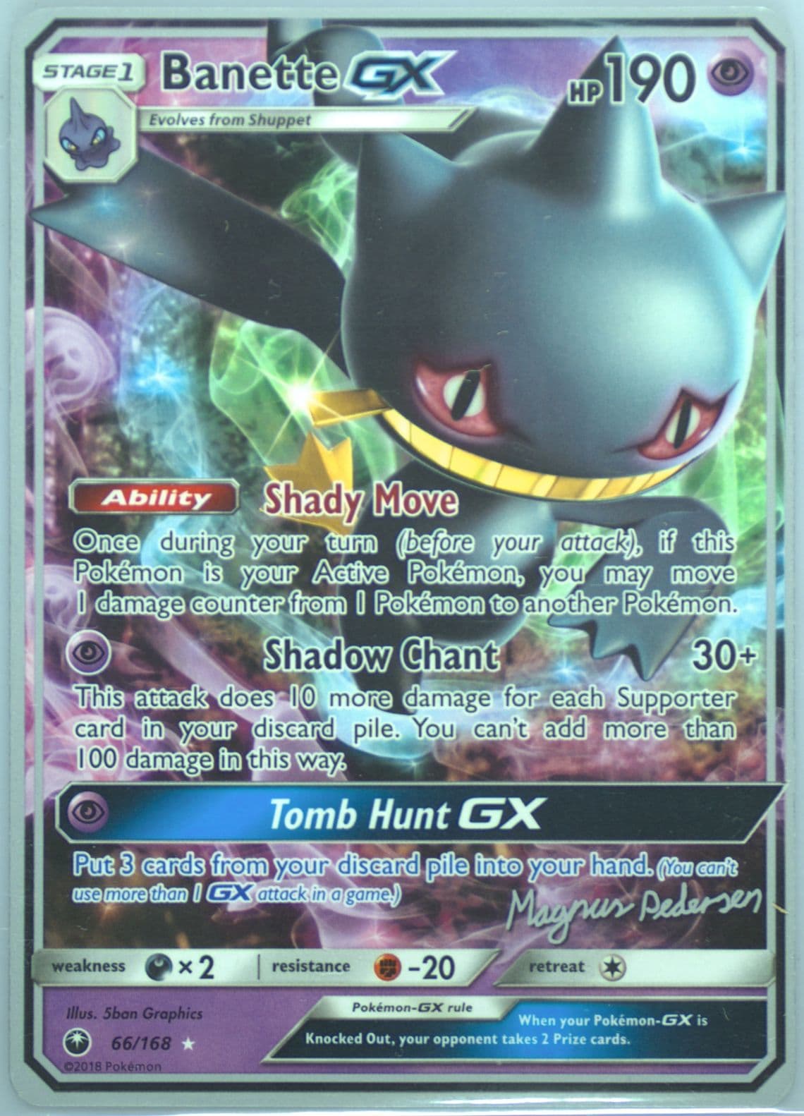 Banette GX Garbanette (66) 2018 Pokemon World Championship Promo