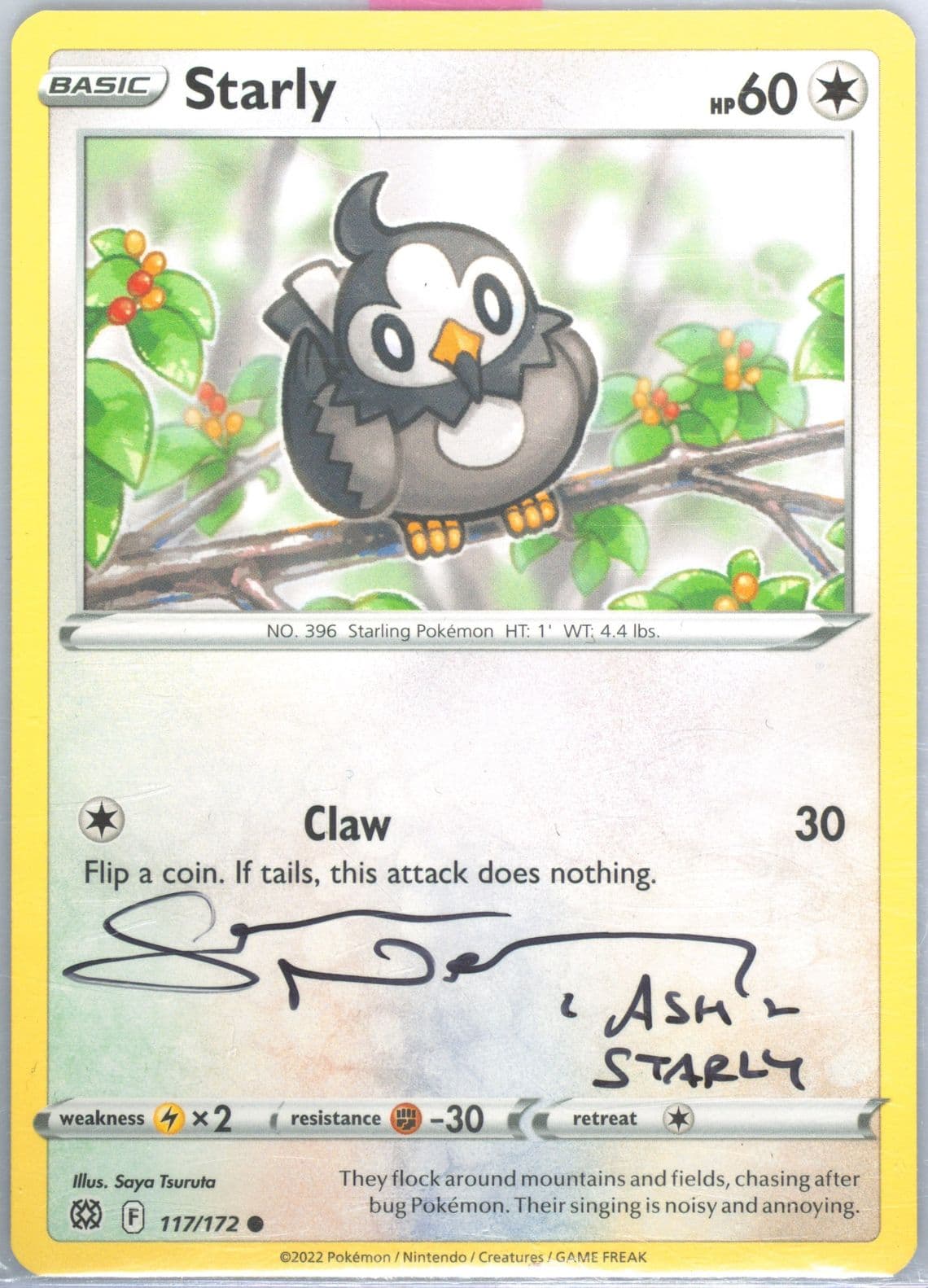 Starly (117) 2022 Pokemon Sword & Shield Brilliant Stars