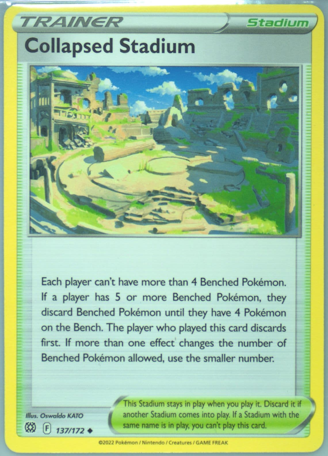 Collapsed Stadium (137) 2022 Pokemon Sword & Shield Brilliant Stars