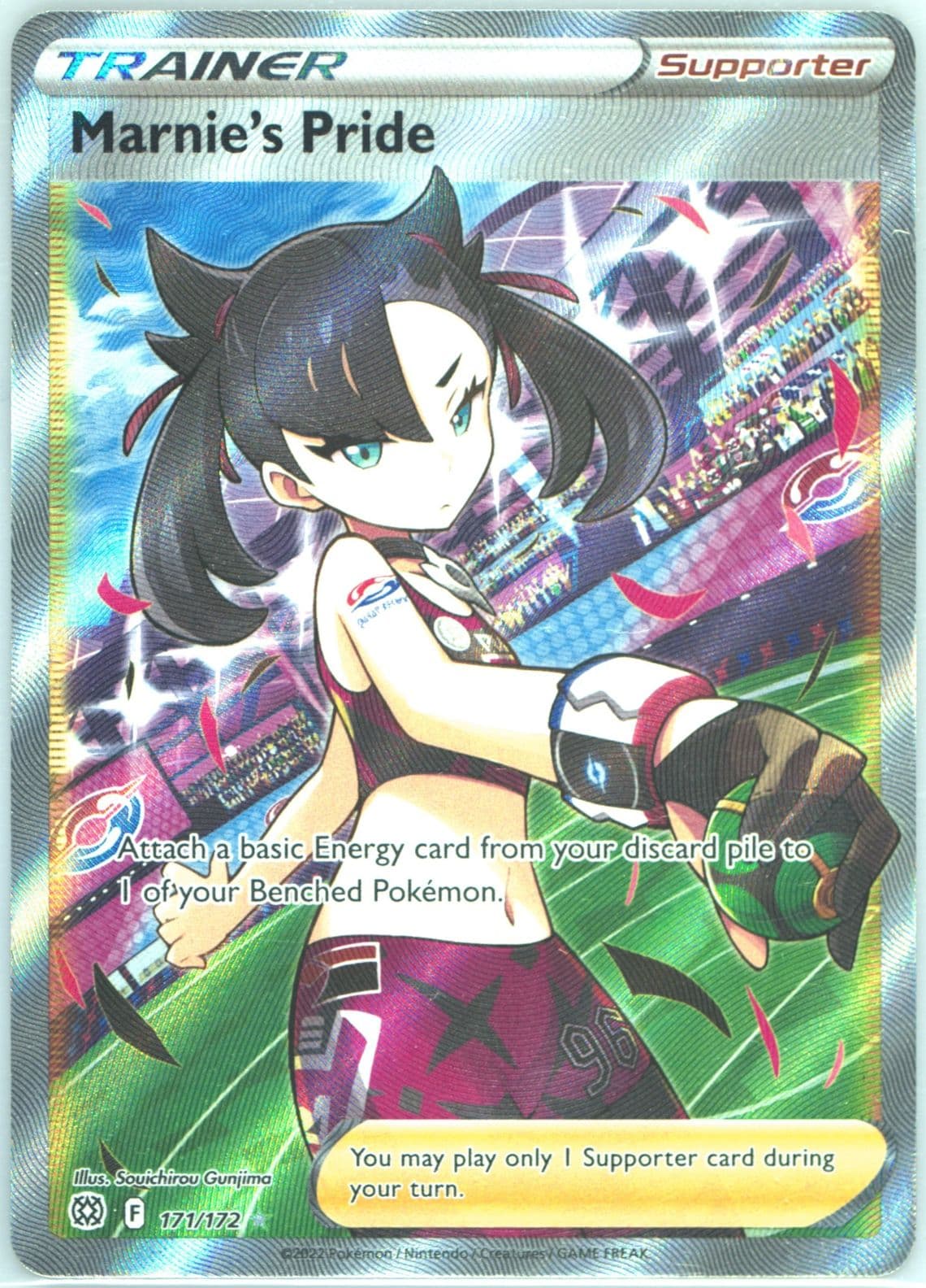 Full Art/Marnie's Pride (171) 2022 Pokemon Sword & Shield Brilliant Stars