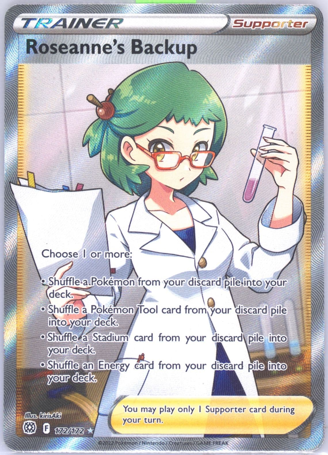 Full Art/Roseanne's Backup (172) 2022 Pokemon Sword & Shield Brilliant Stars