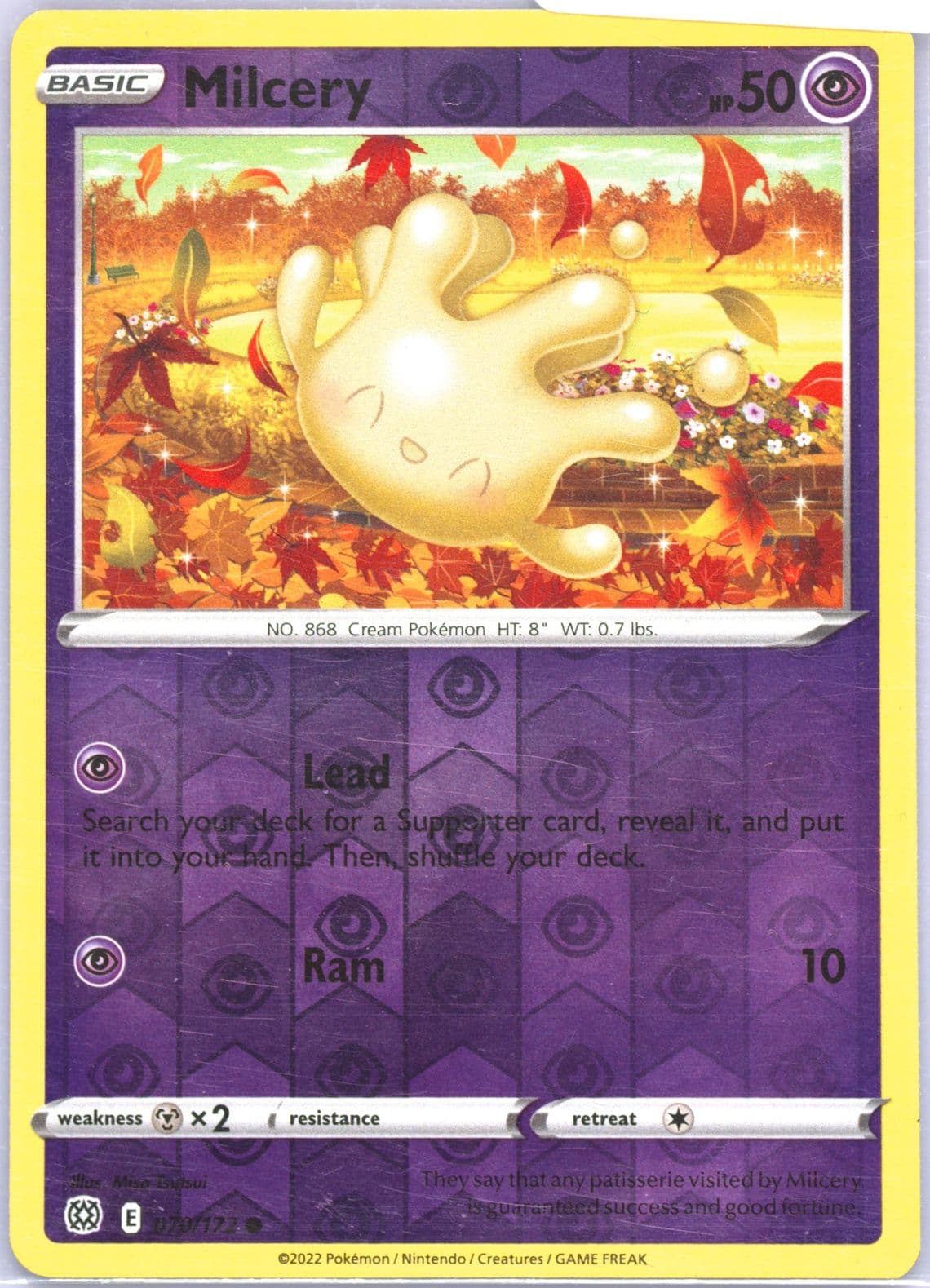 Milcery-Reverse Foil (070) 2022 Pokemon Sword & Shield Brilliant Stars