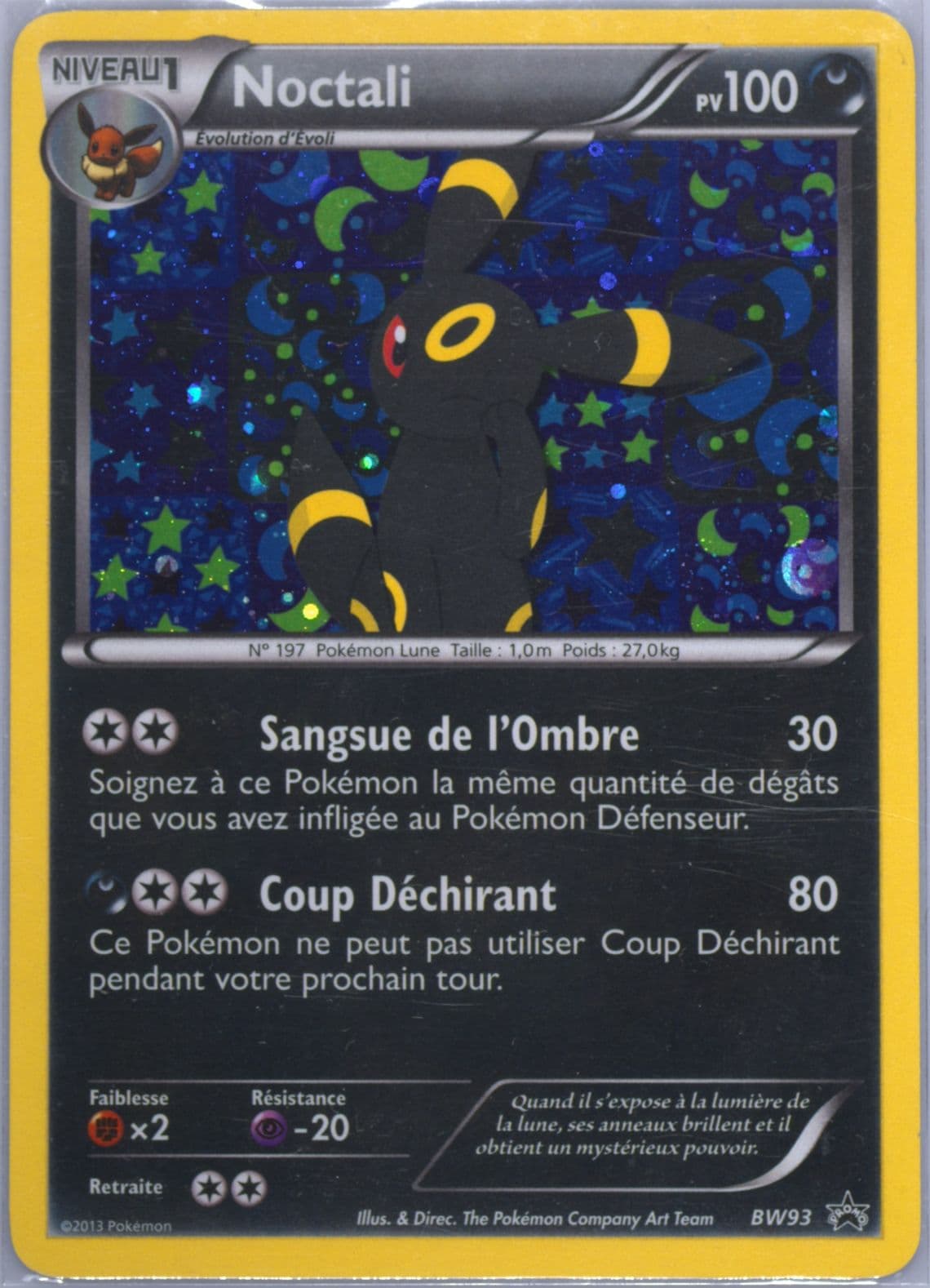 Noctali-Holo Sylveon Collection-French (BW93) 2013 Pokemon Black & White Promo