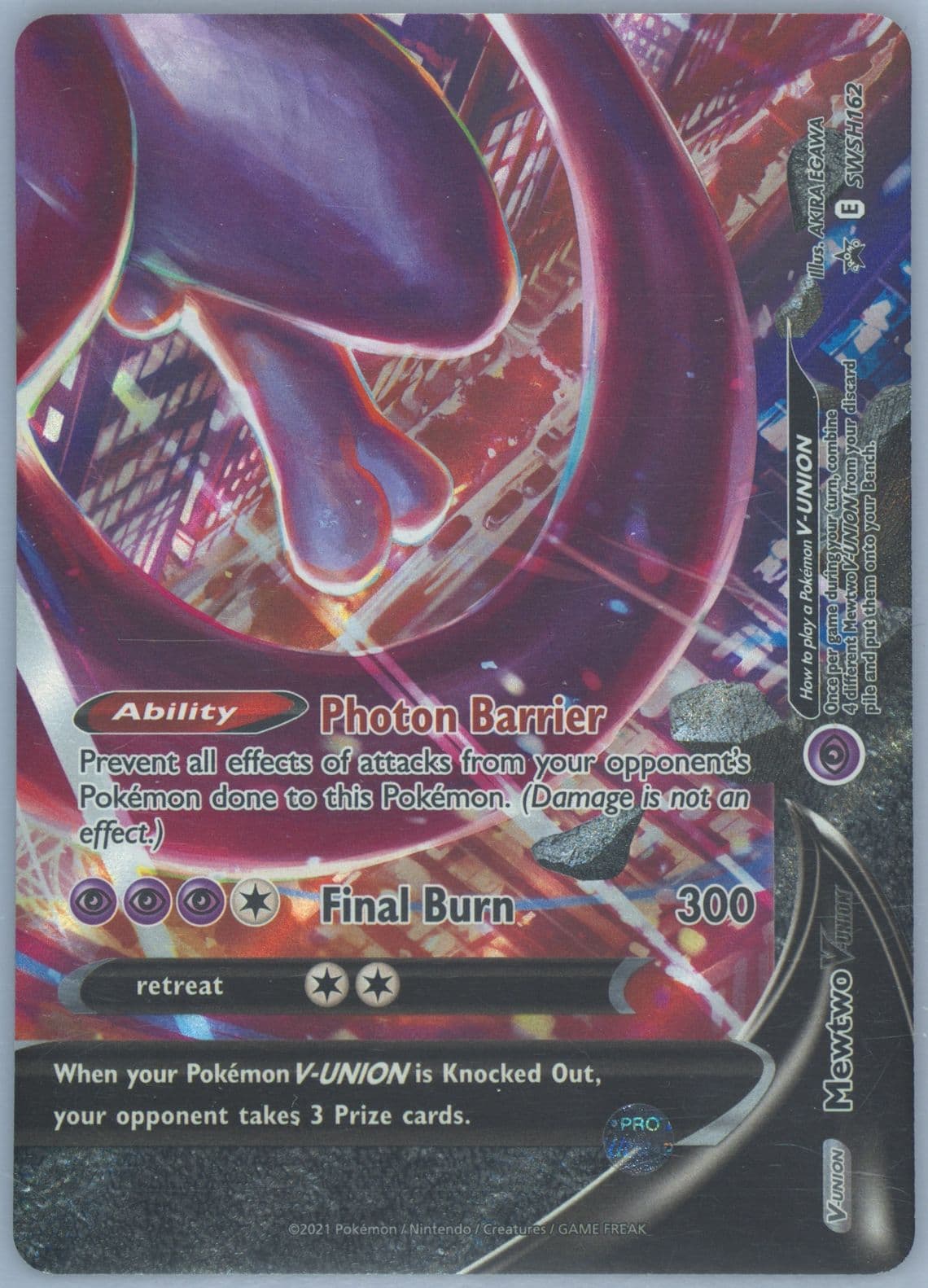 Mewtwo V-Union Mewtwo V-Union Special Collection (162) 2021 Pokemon Swsh Black Star Promo
