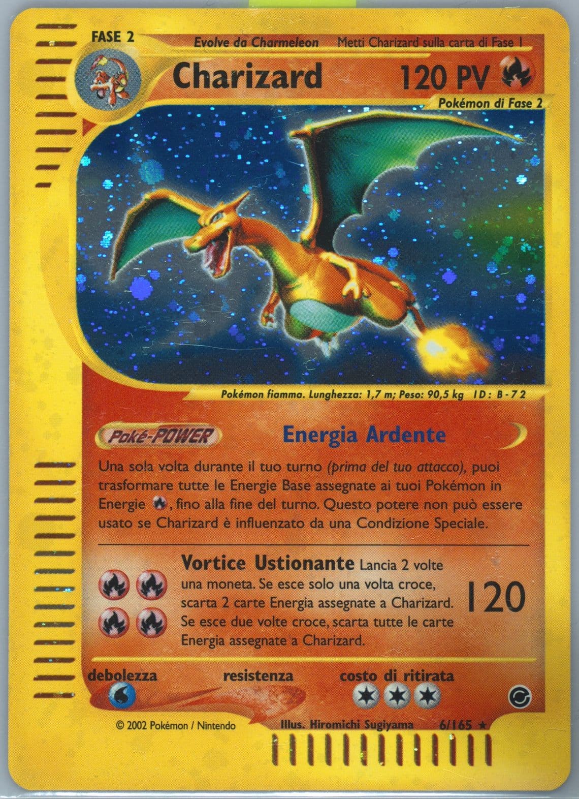 Charizard-Holo Italian (6) 2002 Pokemon Expedition