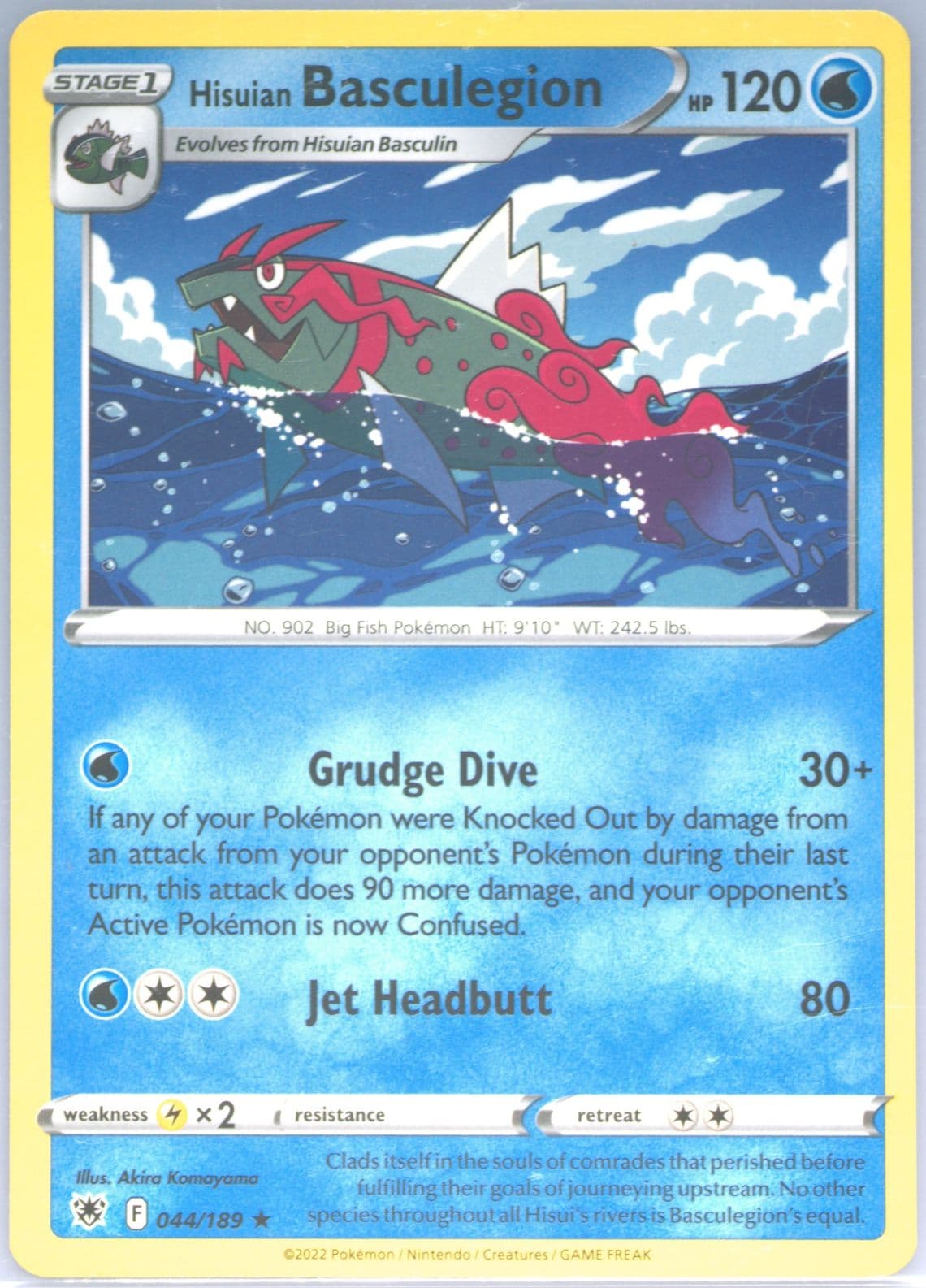 Hisuian Basculegion (044) 2022 Pokemon Sword & Shield Astral Radiance