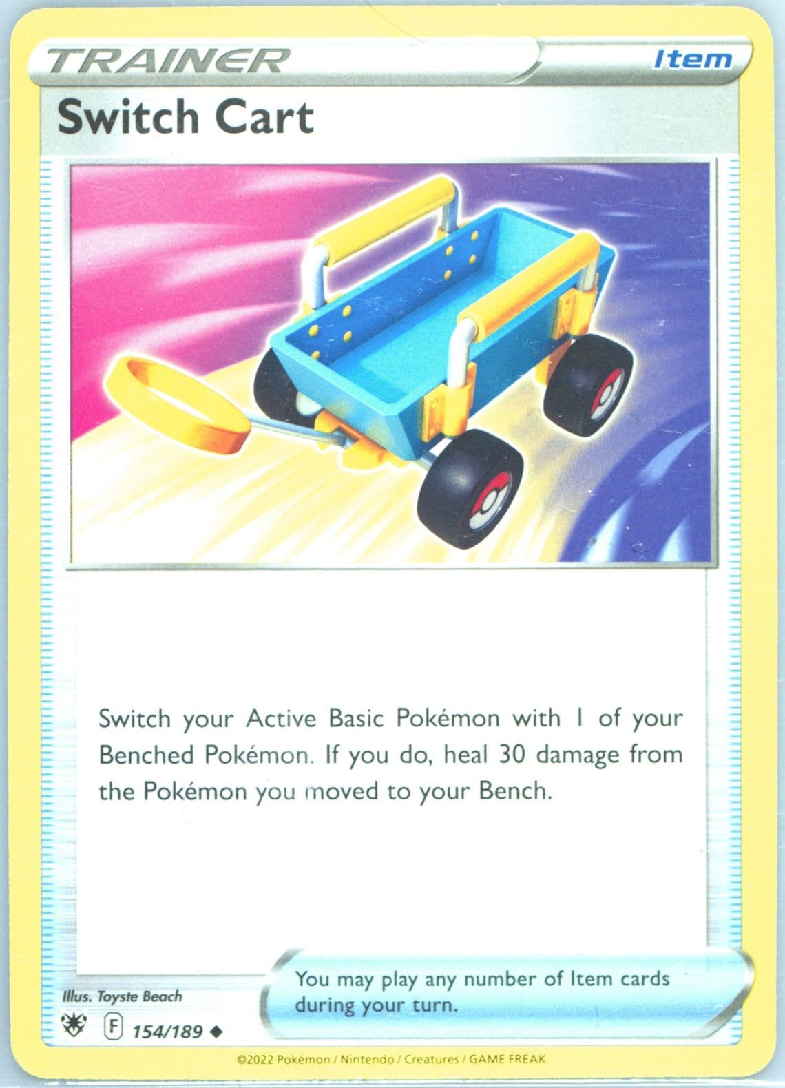 Switch Cart (154) 2022 Pokemon Sword & Shield Astral Radiance