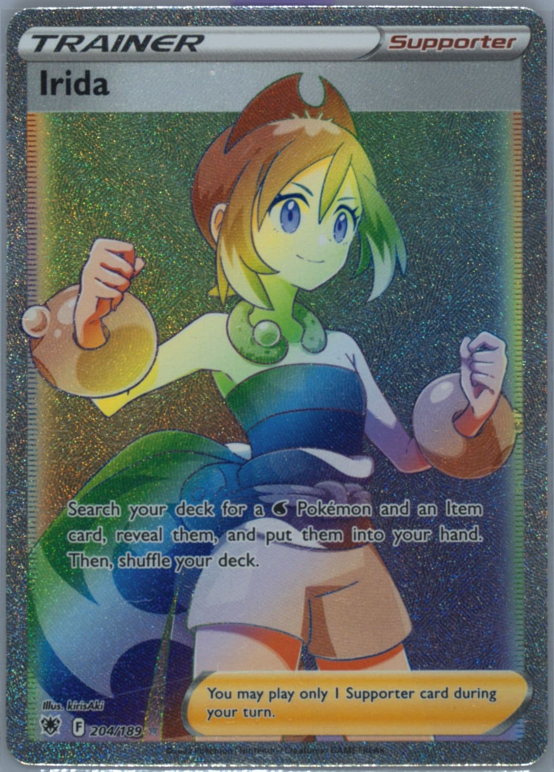 Full Art/Irida Secret (204) 2022 Pokemon Sword & Shield Astral Radiance