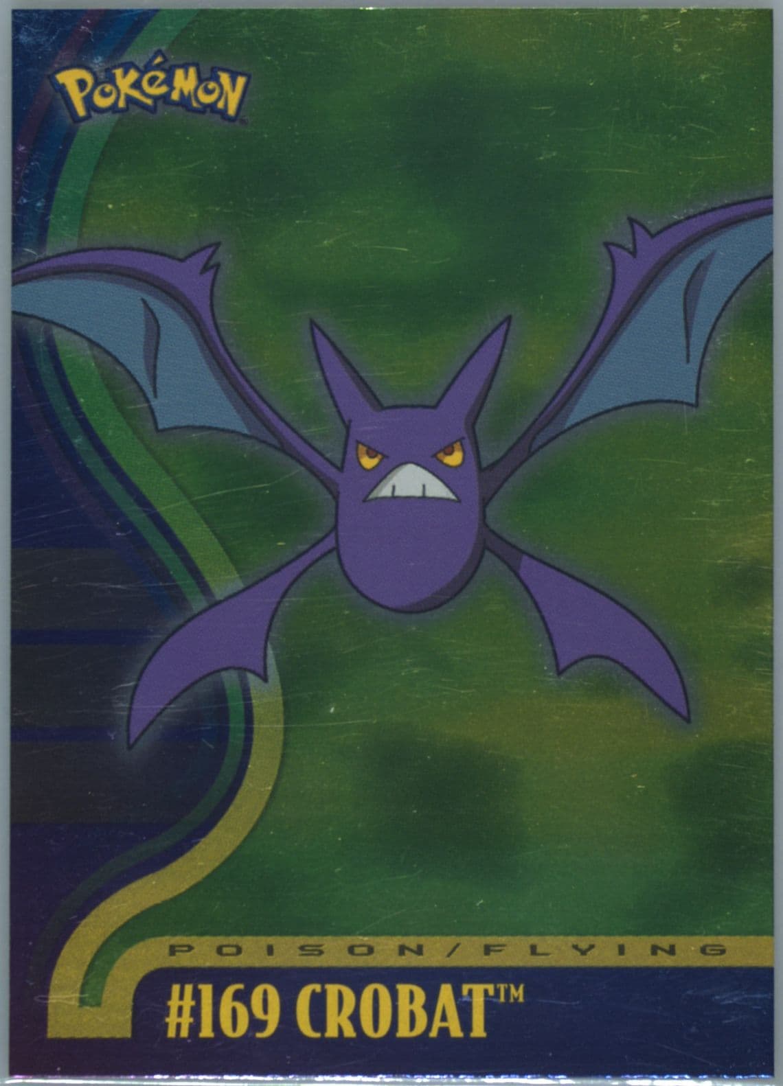 Crobat Foil (169) 2001 Topps Pokemon Johto League Champions