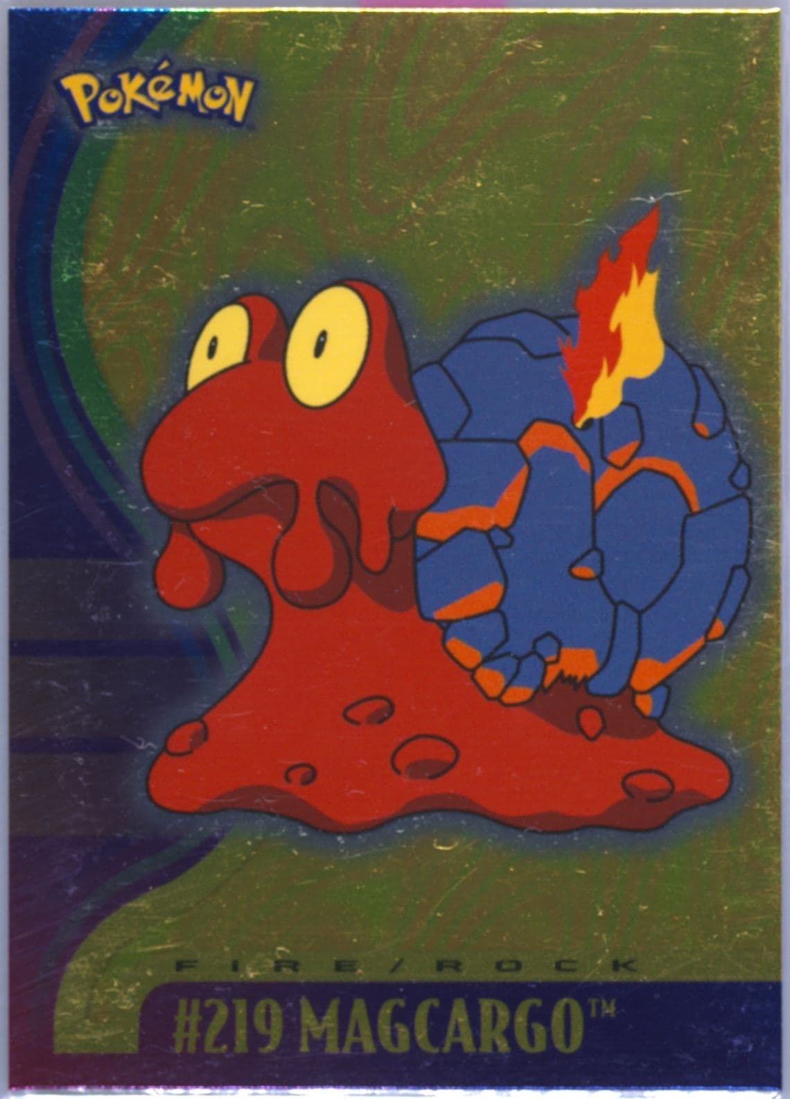 Magcargo Foil (219) 2001 Topps Pokemon Johto League Champions