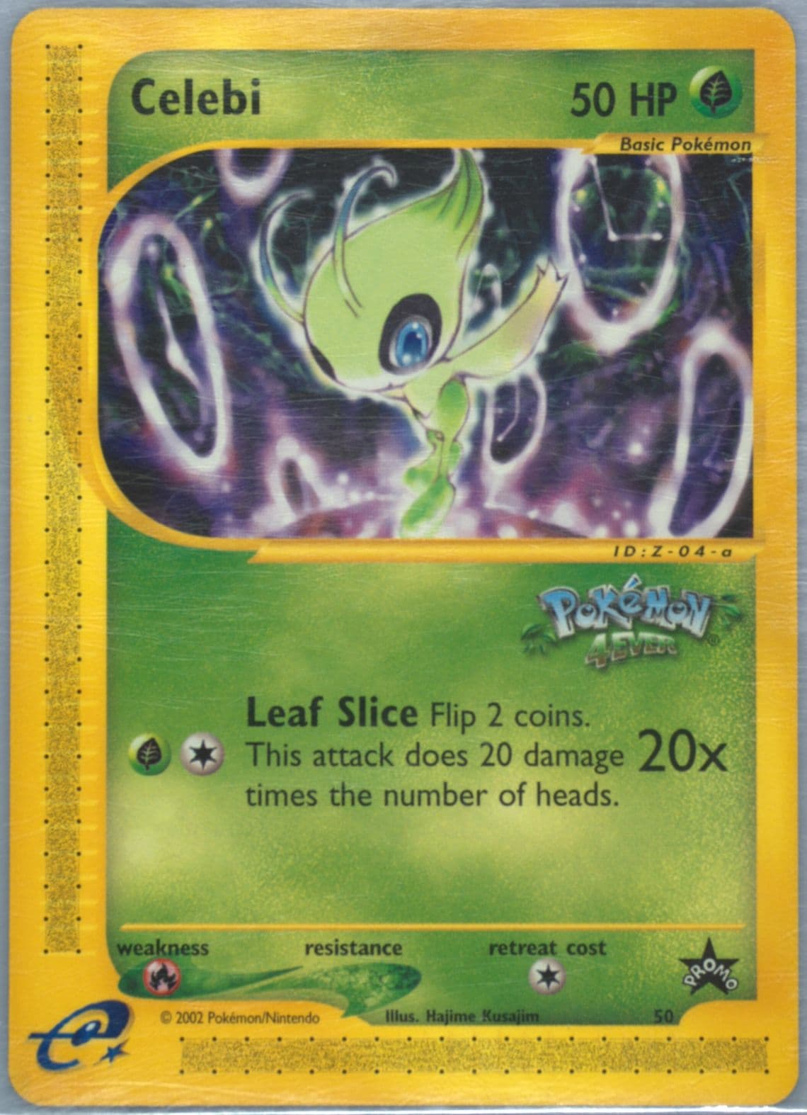 Celebi (50) 2002 Pokemon League Promo Black Star