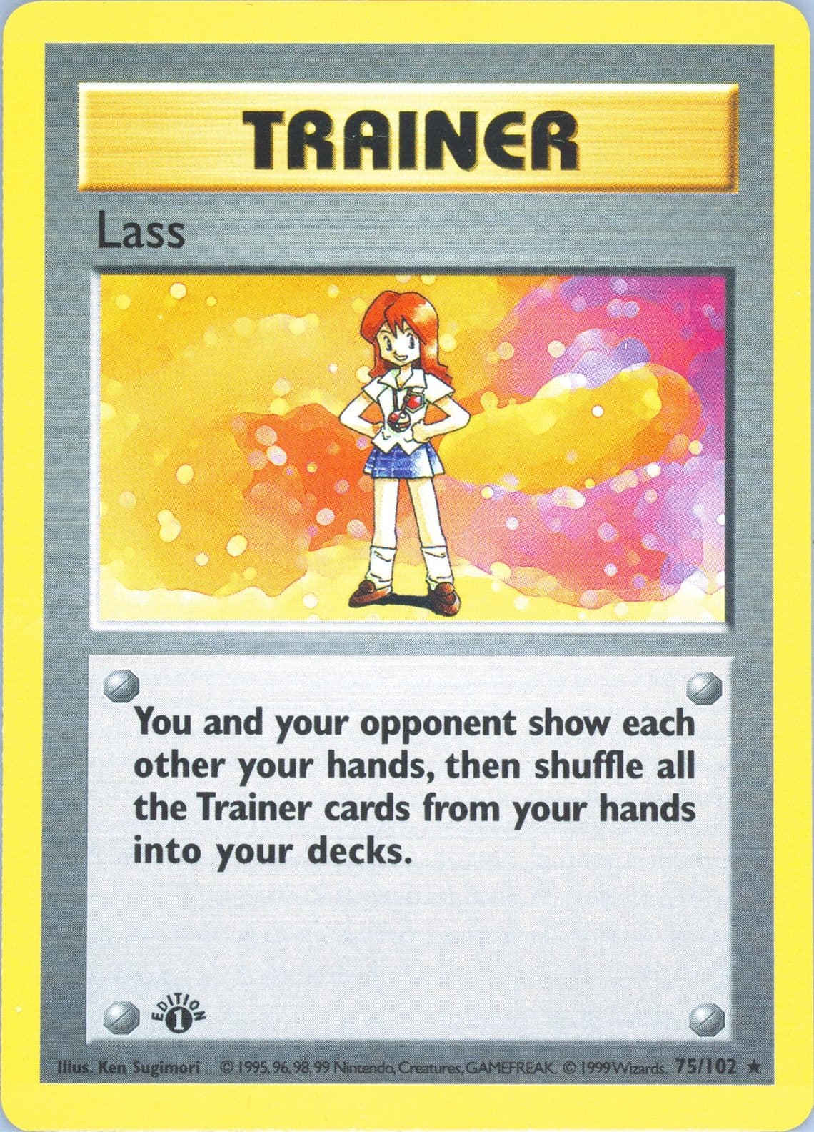 Lass 1st Edition (75) 1999 Pokemon Game