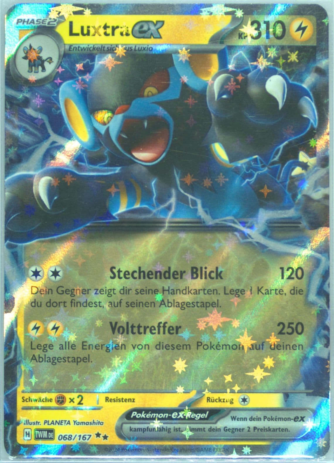 Luxray EX (068) 2024 Pokemon German Twm de-Twilight Masquerade