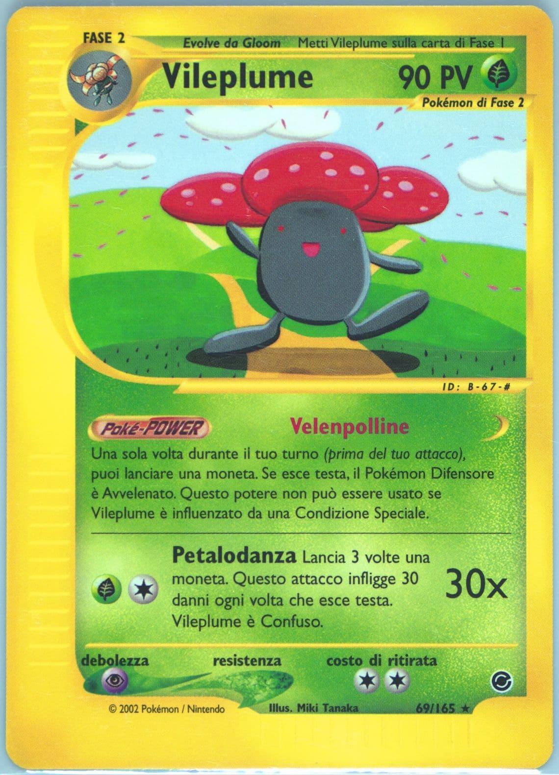 Vileplume Italian (69) 2002 Pokemon Expedition