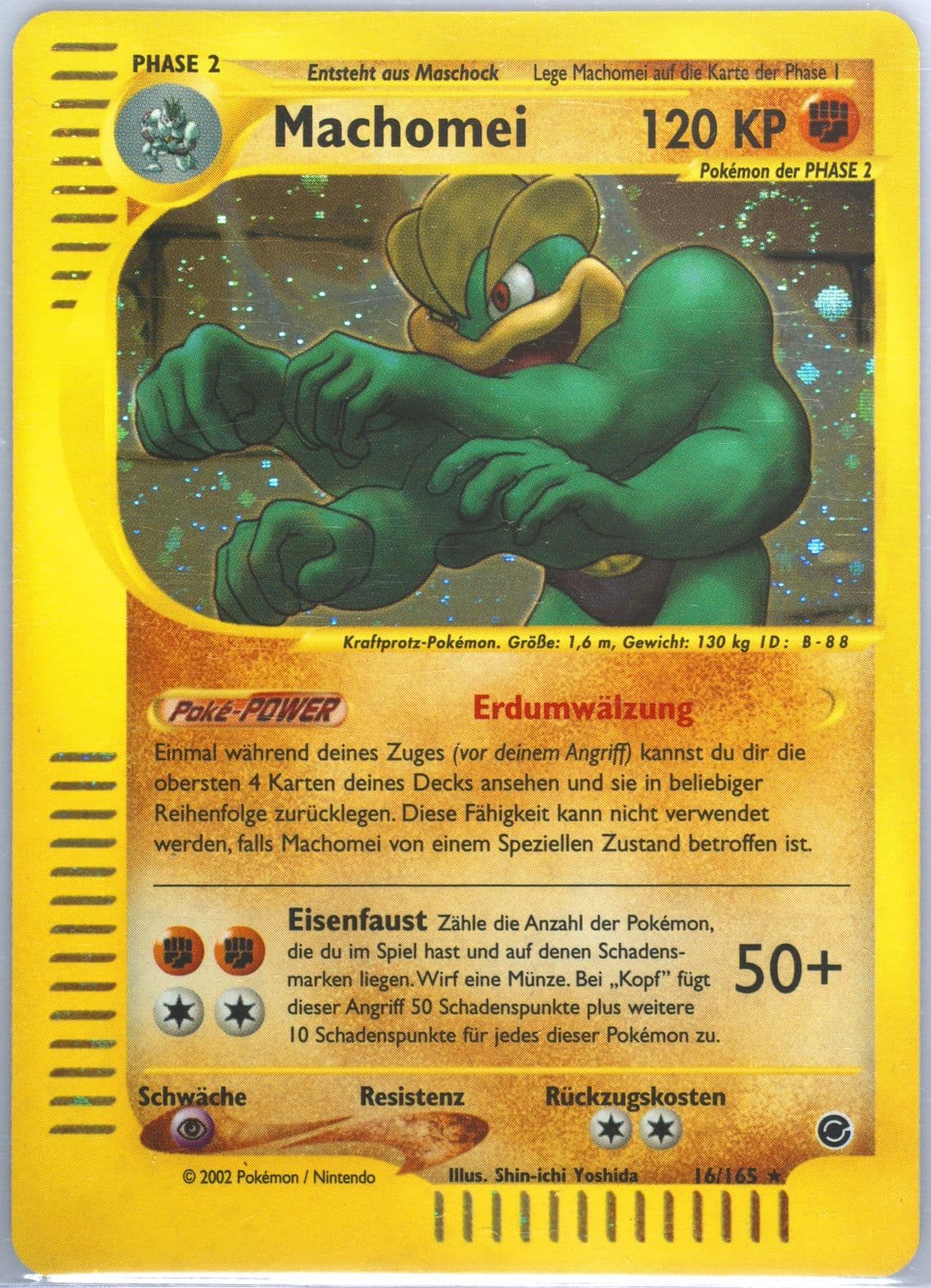 Machomei-Holo German (16) 2002 Pokemon Expedition